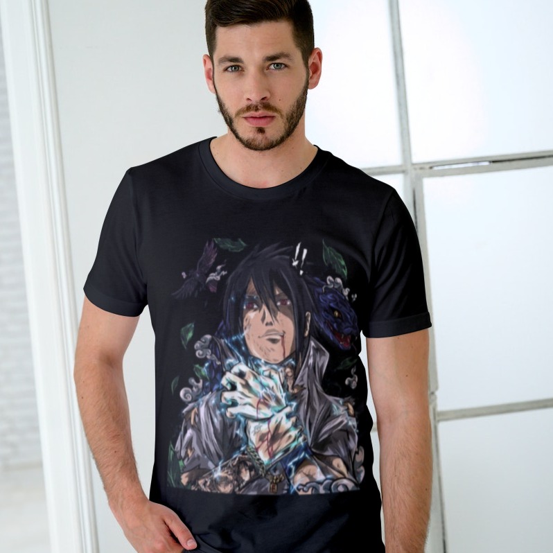 Nome do produto: Camisa Sasuke Uchiha _ Naruto Shippuden