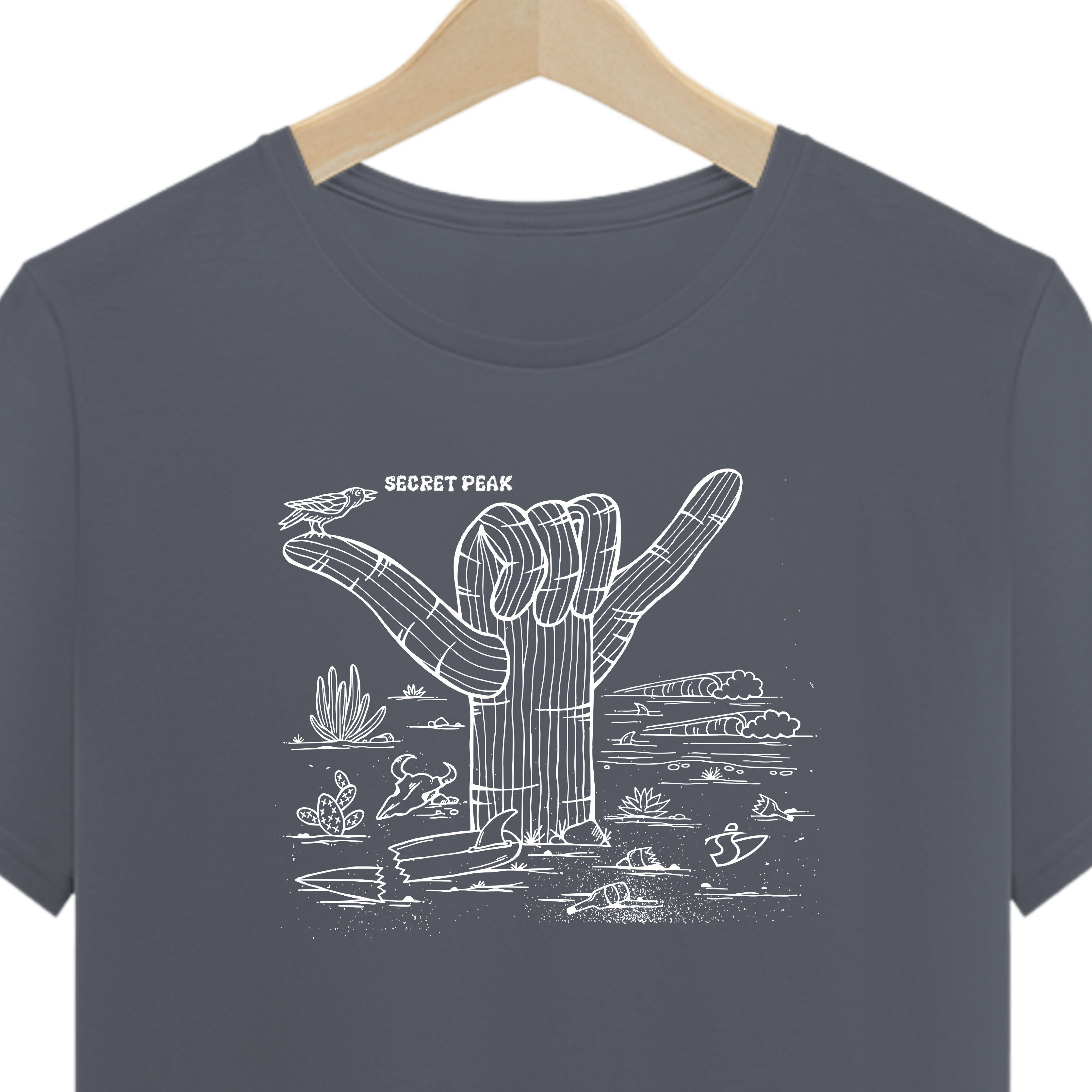 CAMISETA SECRET PEAK CACTUS SHAKA