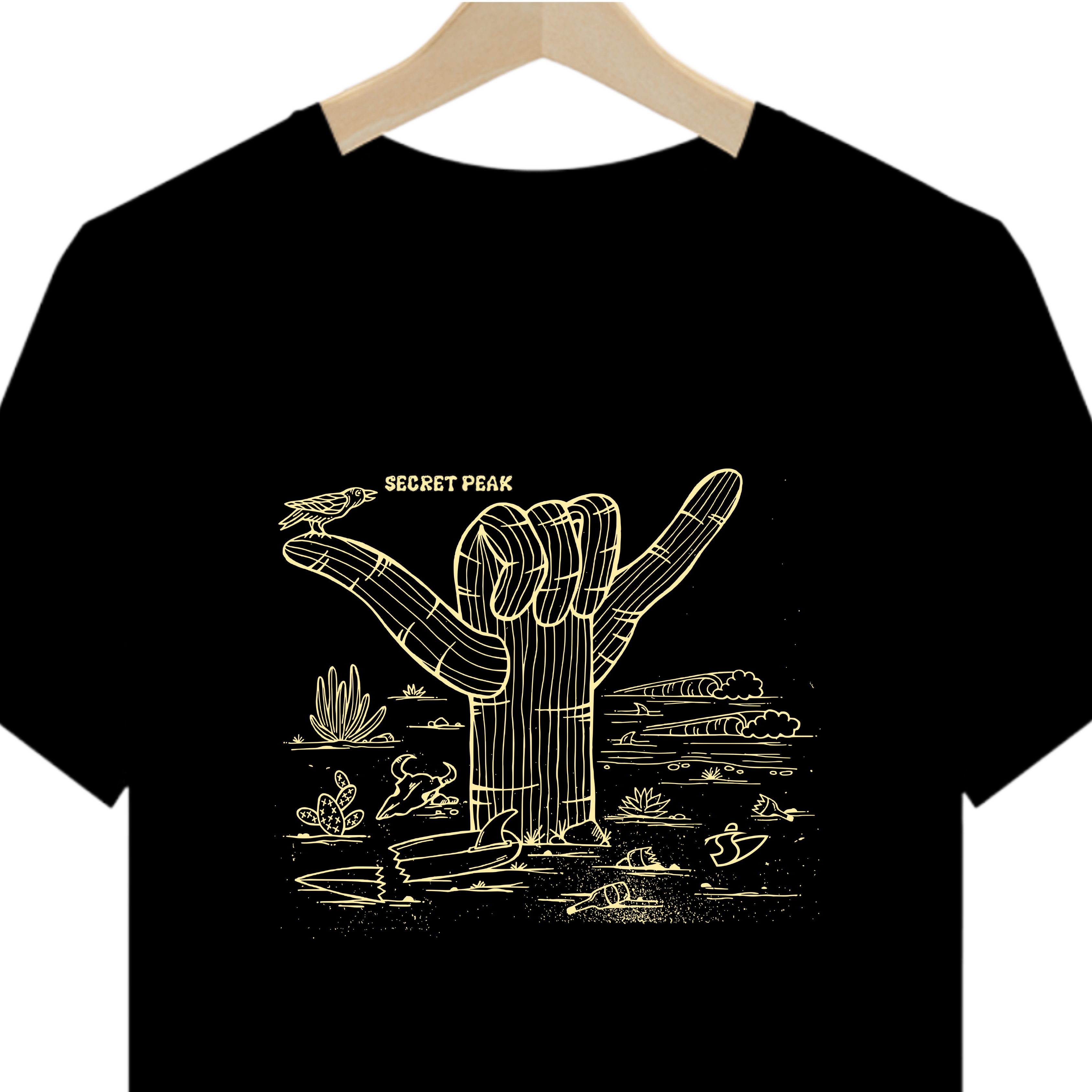 CAMISETA SECRET PEAK CACTUS SHAKA