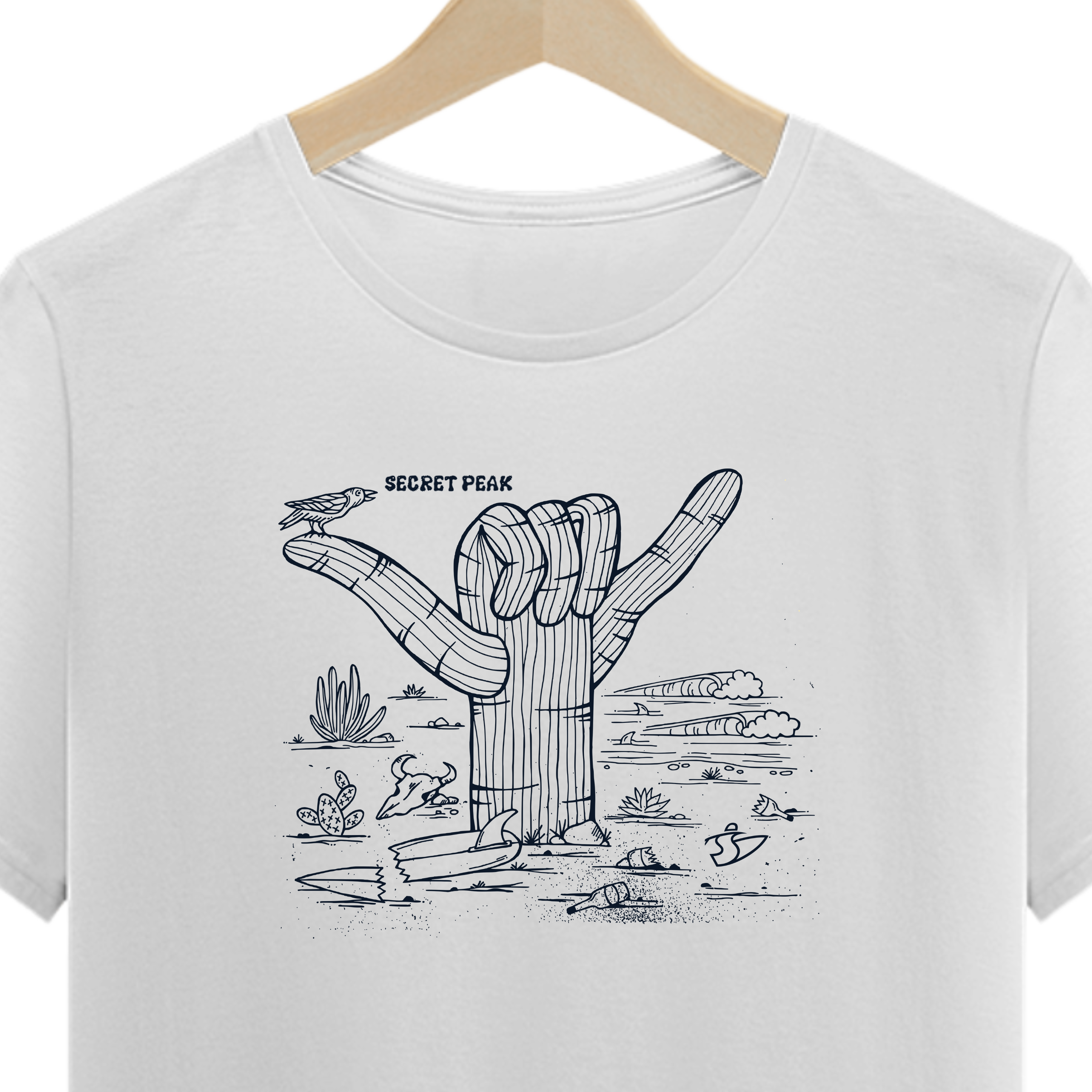 Nome do produto: CAMISETA SECRET PEAK CACTUS SHAKA