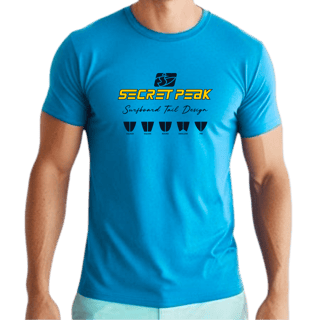 CAMISETA SECRET PEAK SURFBOARD TAIL DESIGN