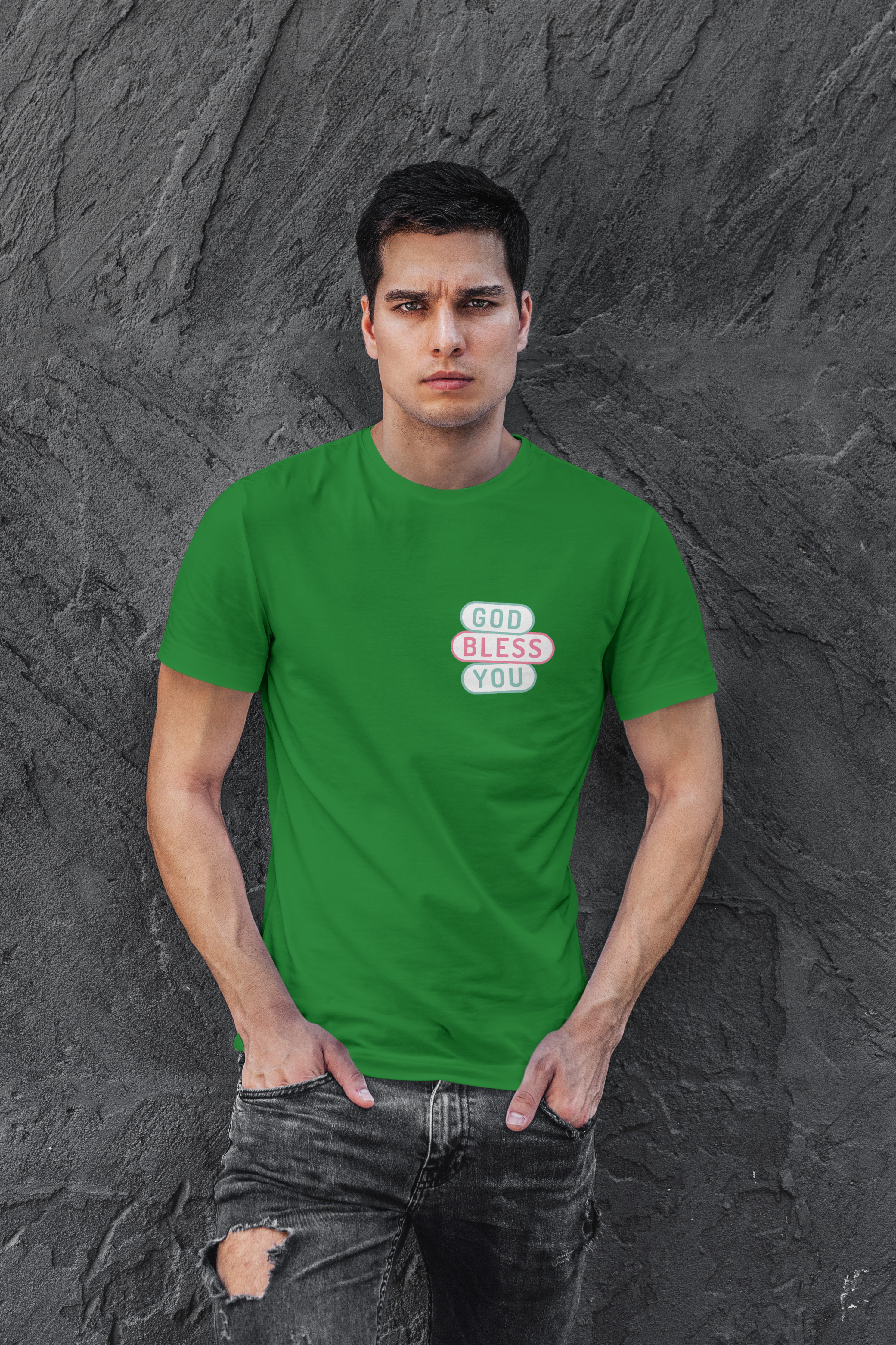 Nome do produto: T-Shirt God Bless You