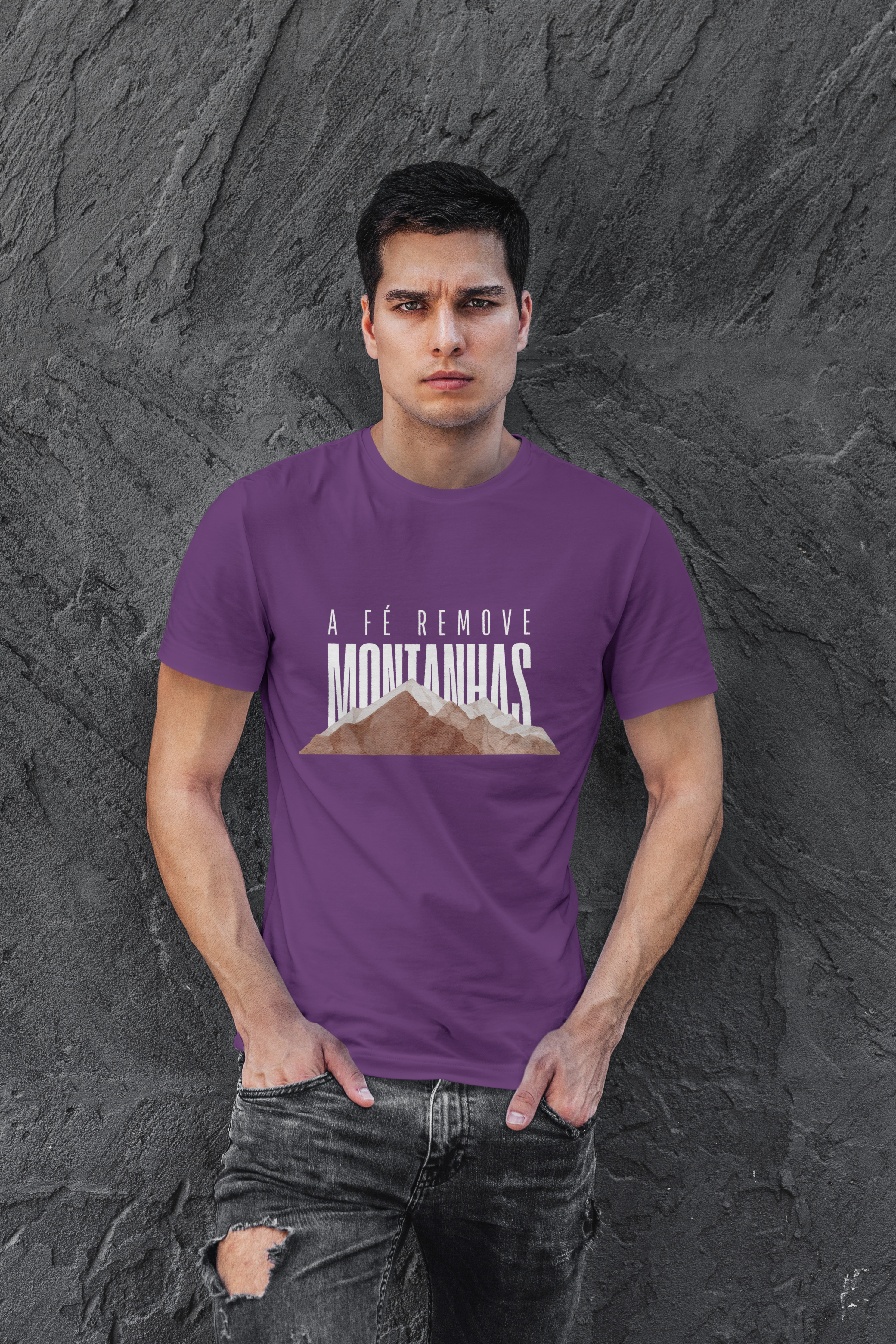 Nome do produto: T-Shirt A Fé remove montanhas