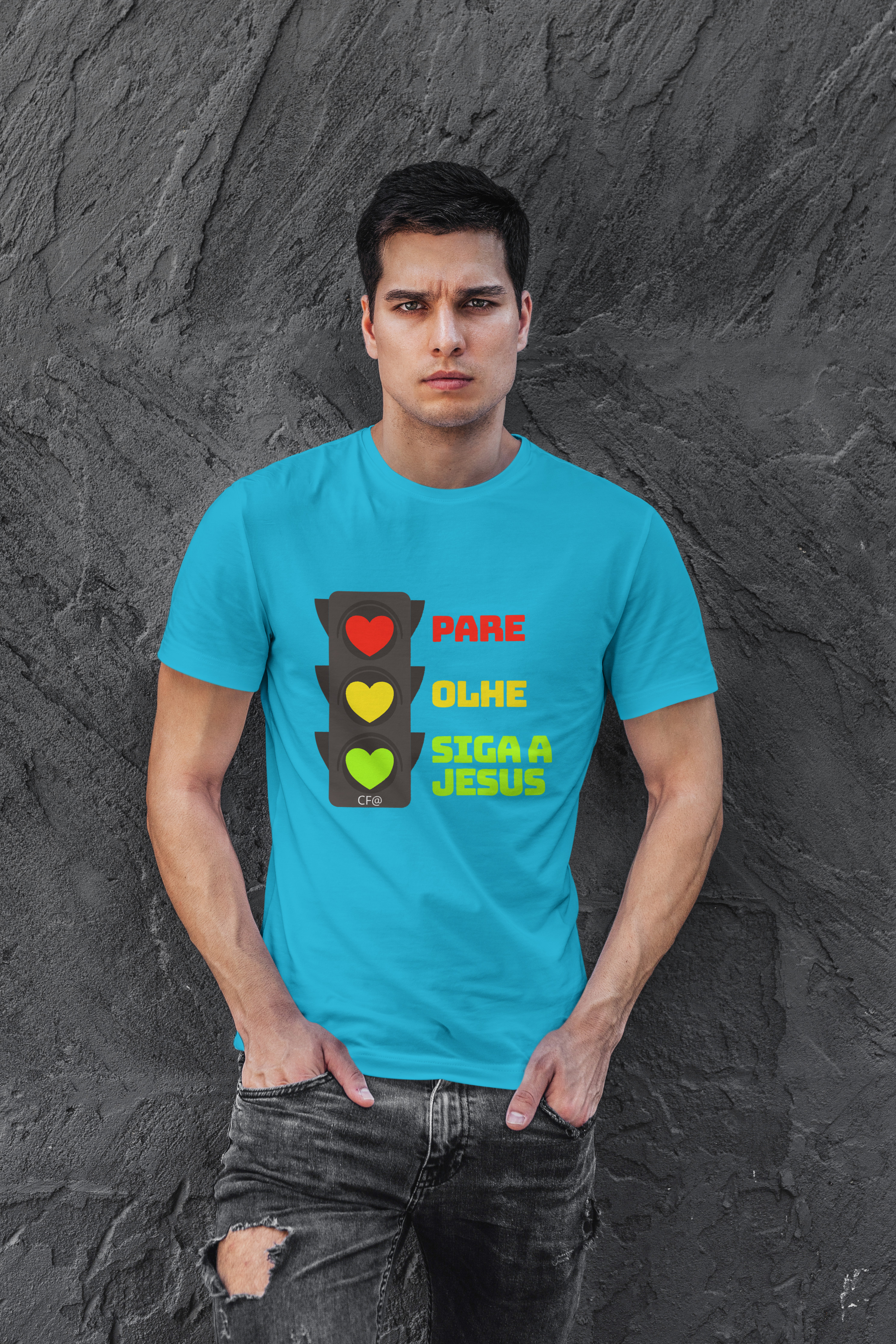 Nome do produto: T-Shirt Siga a Jesus