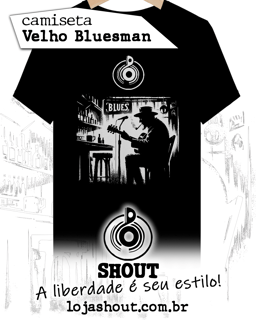 Camiseta VELHO BLUESMAN.