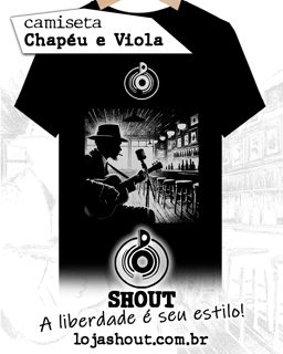 Camiseta CHAPÉU E VIOLA.