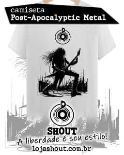 Camiseta POST-APOCALYPTIC METAL.