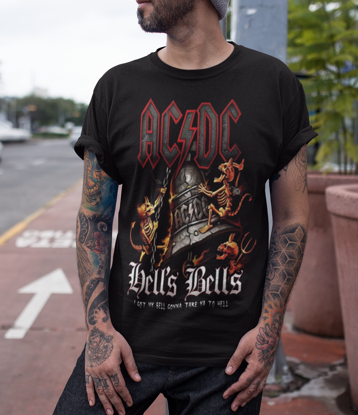 Nome do produto: Camiseta AC/DC Hells Bells