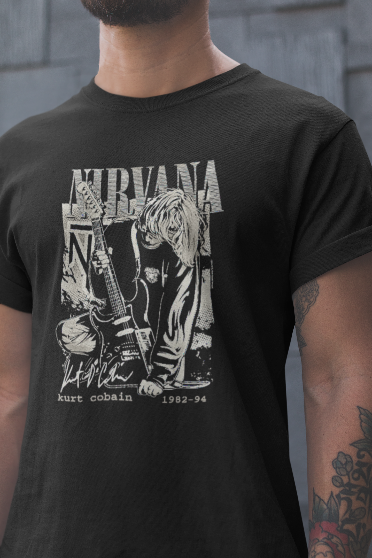 Nome do produto: Camiseta NIRVANA KURT COBAIN