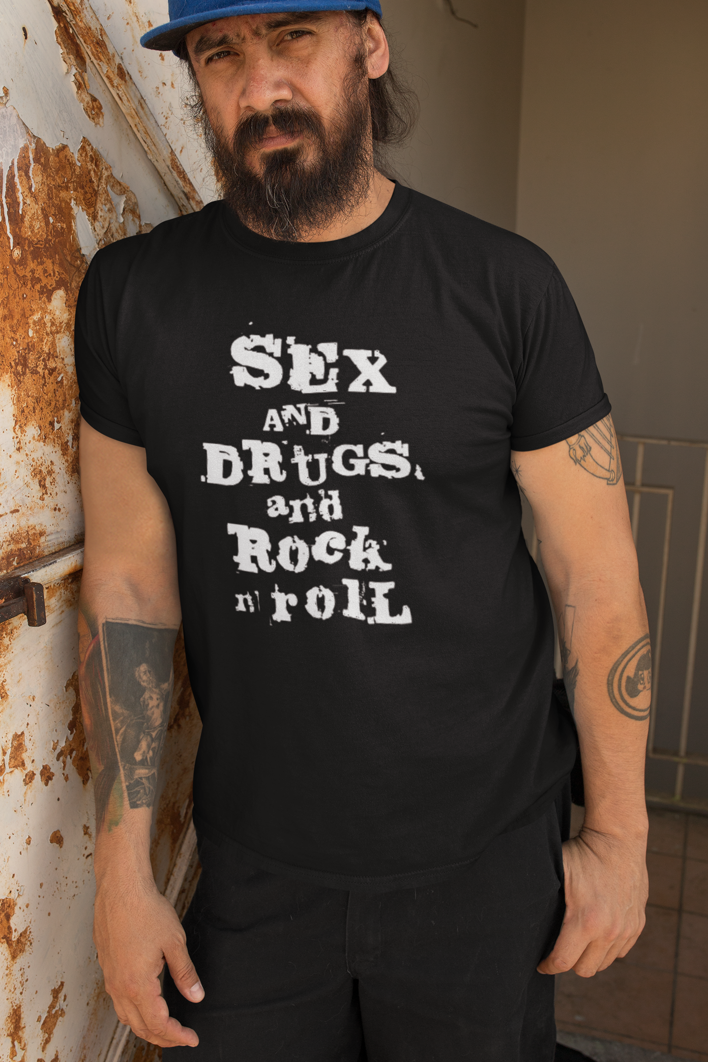 Nome do produto: Camiseta SEX DRUGS AND ROCK N ROLL