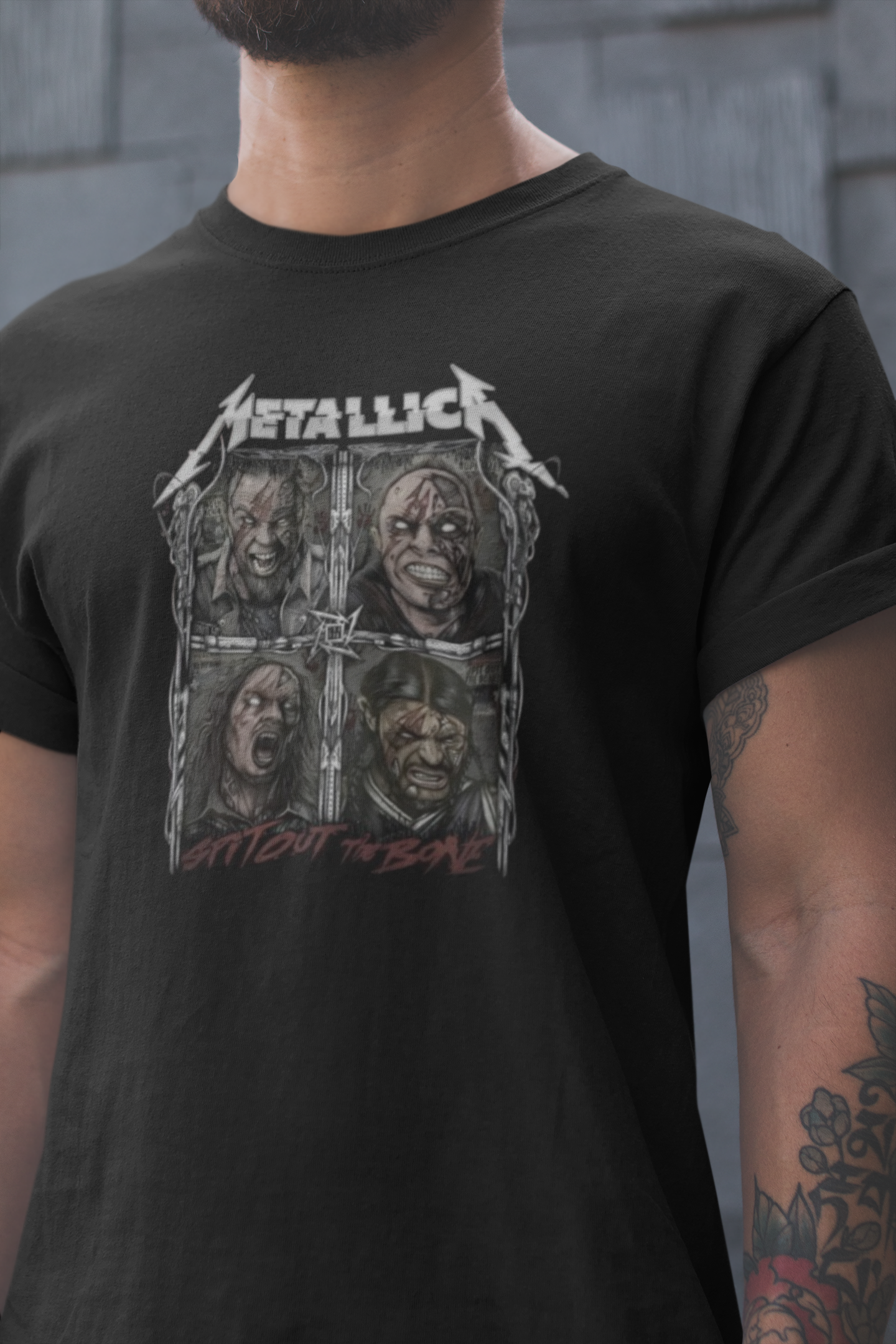 Nome do produto: Camiseta METALLICA SPITOUT