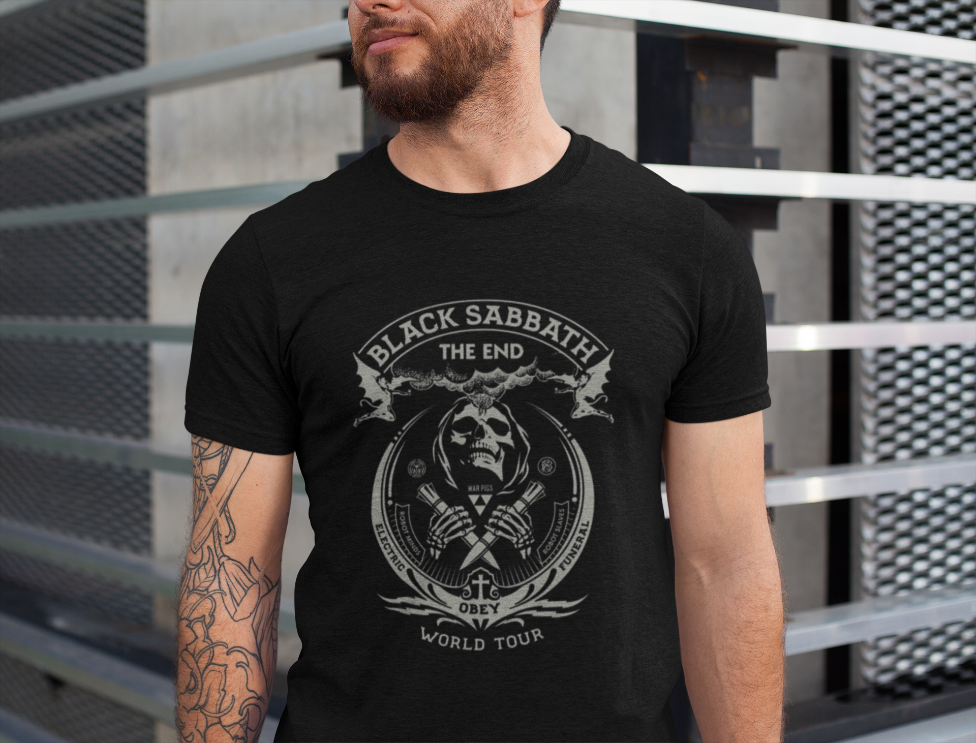 Nome do produto: Camiseta BALCK SABBATH THE END