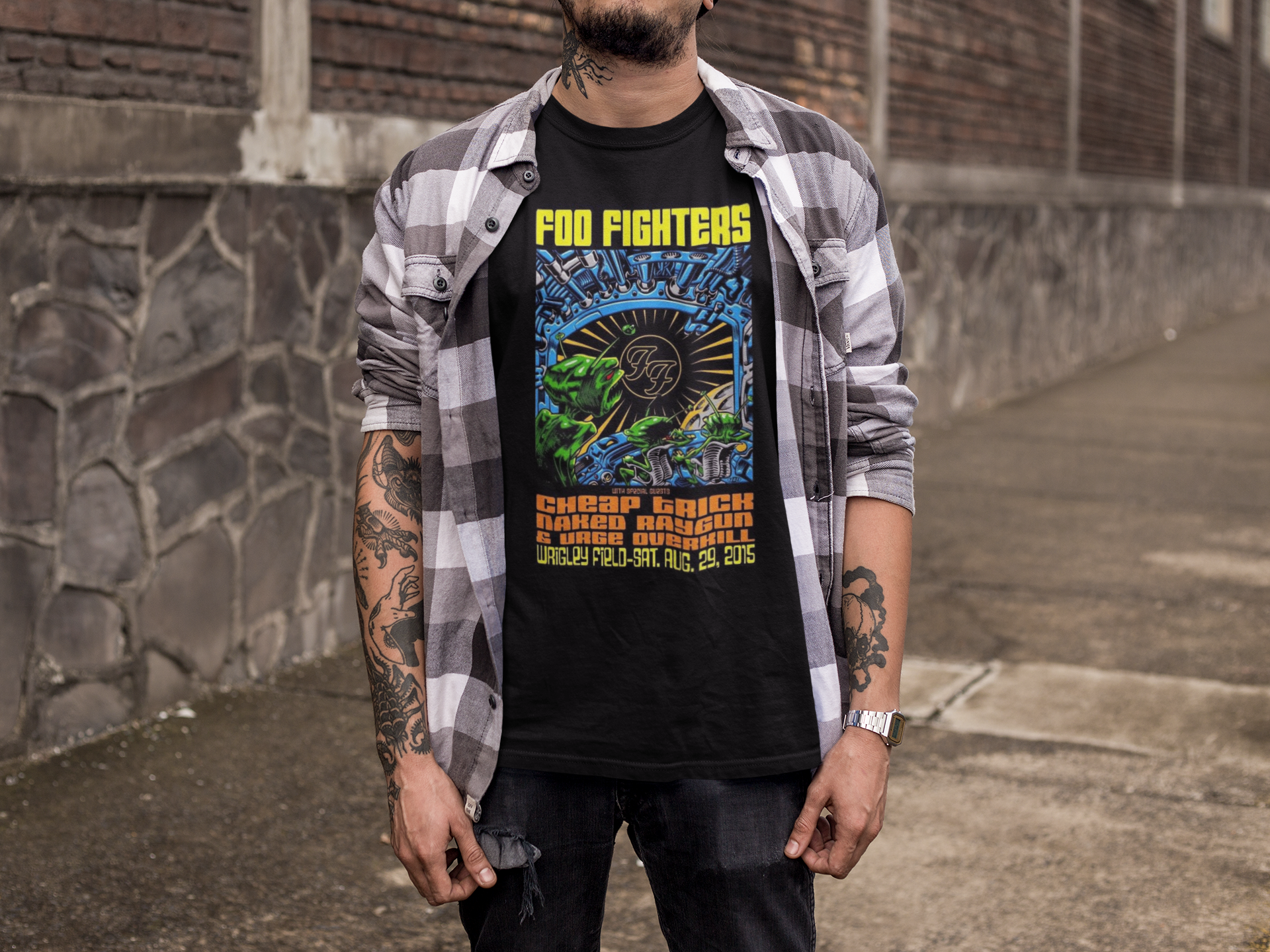 Nome do produto: Camiseta FOO FIGHTERS CHEAT TRICK