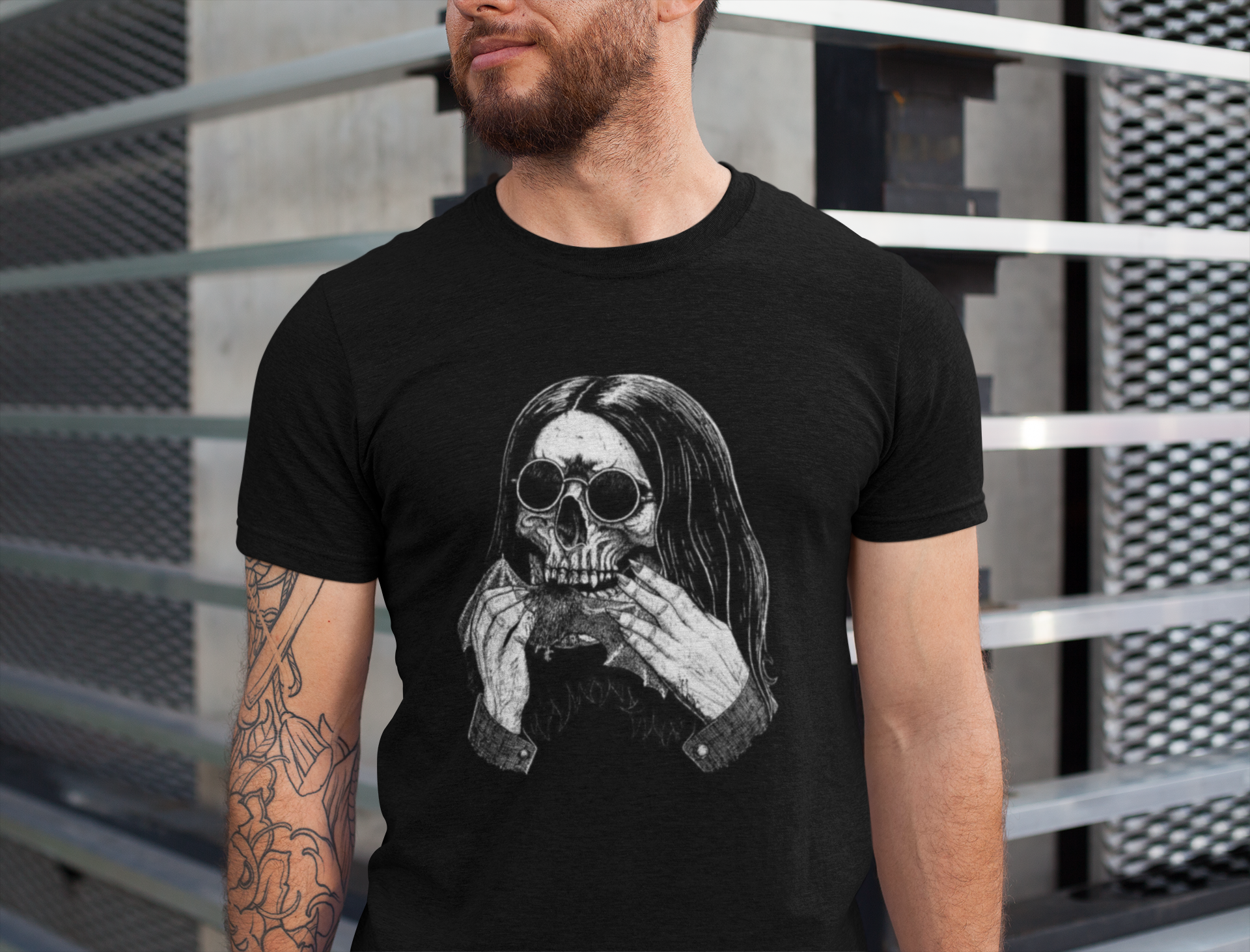 Nome do produto: Camiseta BLACK SABBATH  OZZY BAT