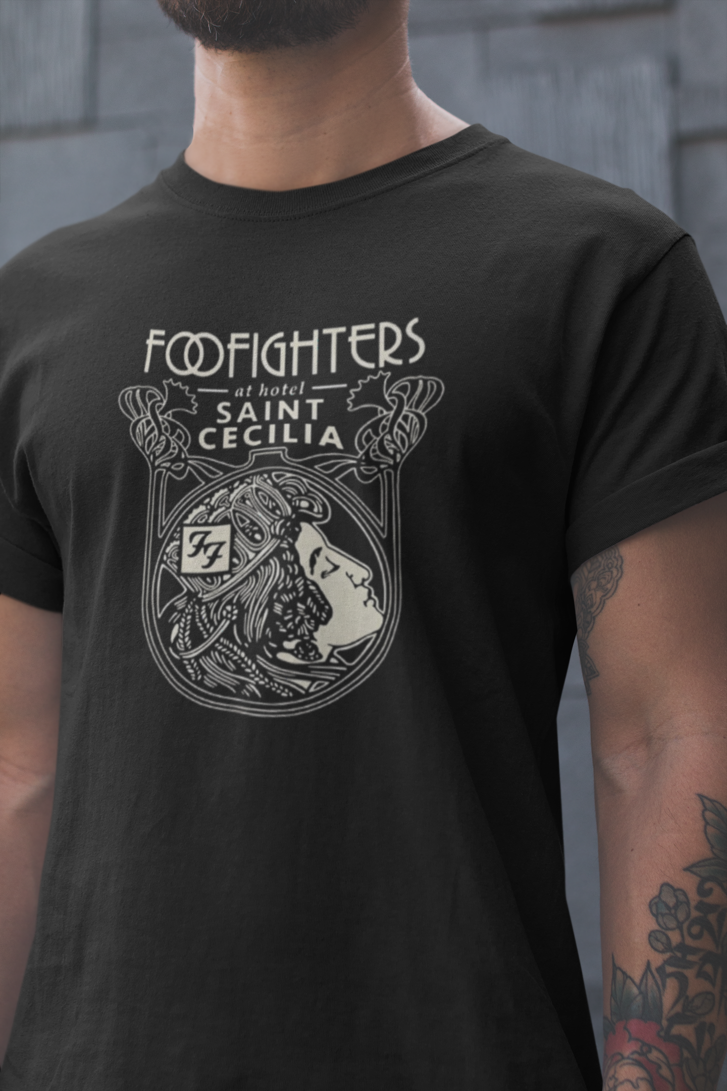Nome do produto: Camiseta FOO FIGHTERS SAINT CECILIA