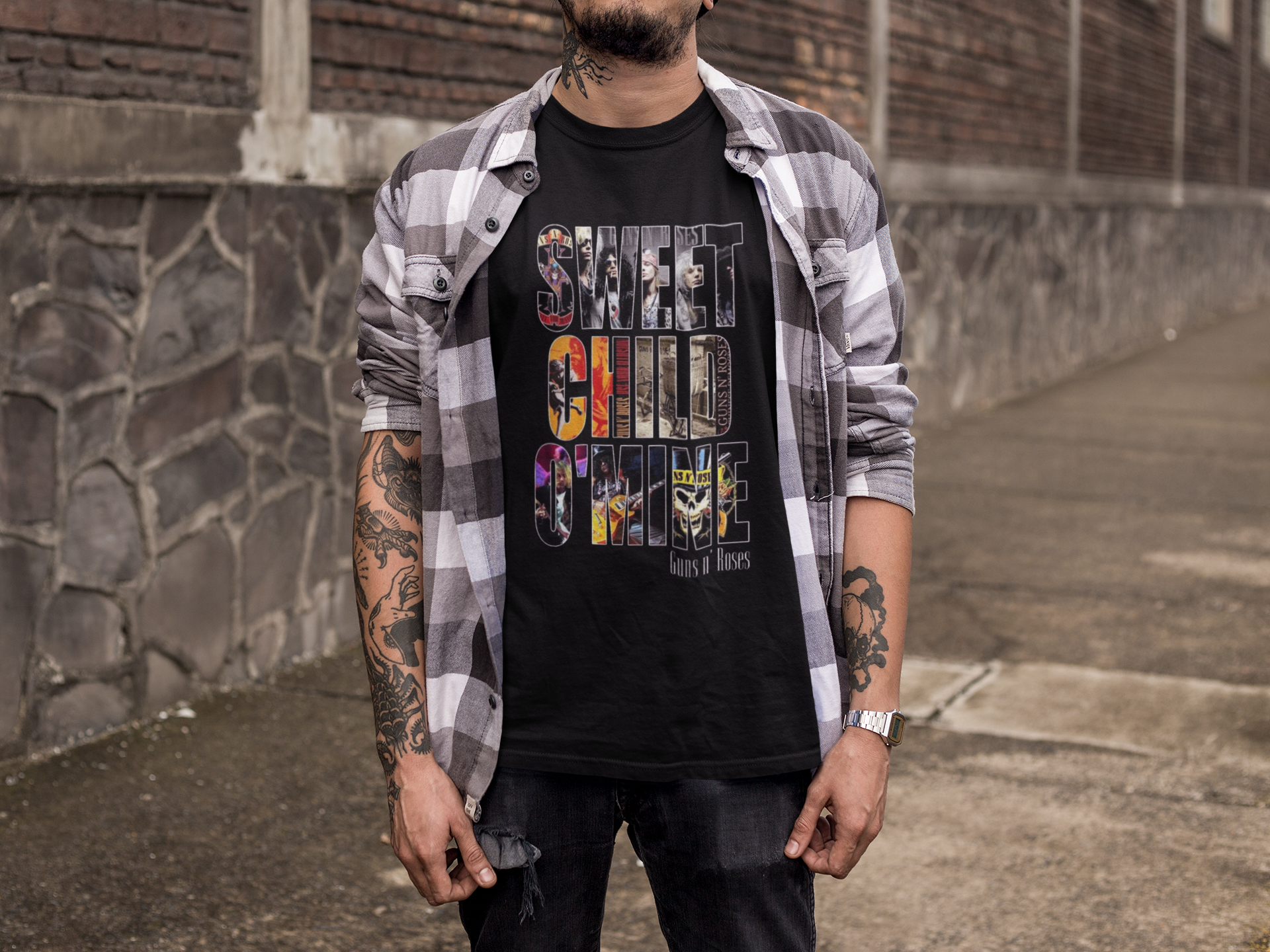 Nome do produto: Camiseta GUNS & ROSES 