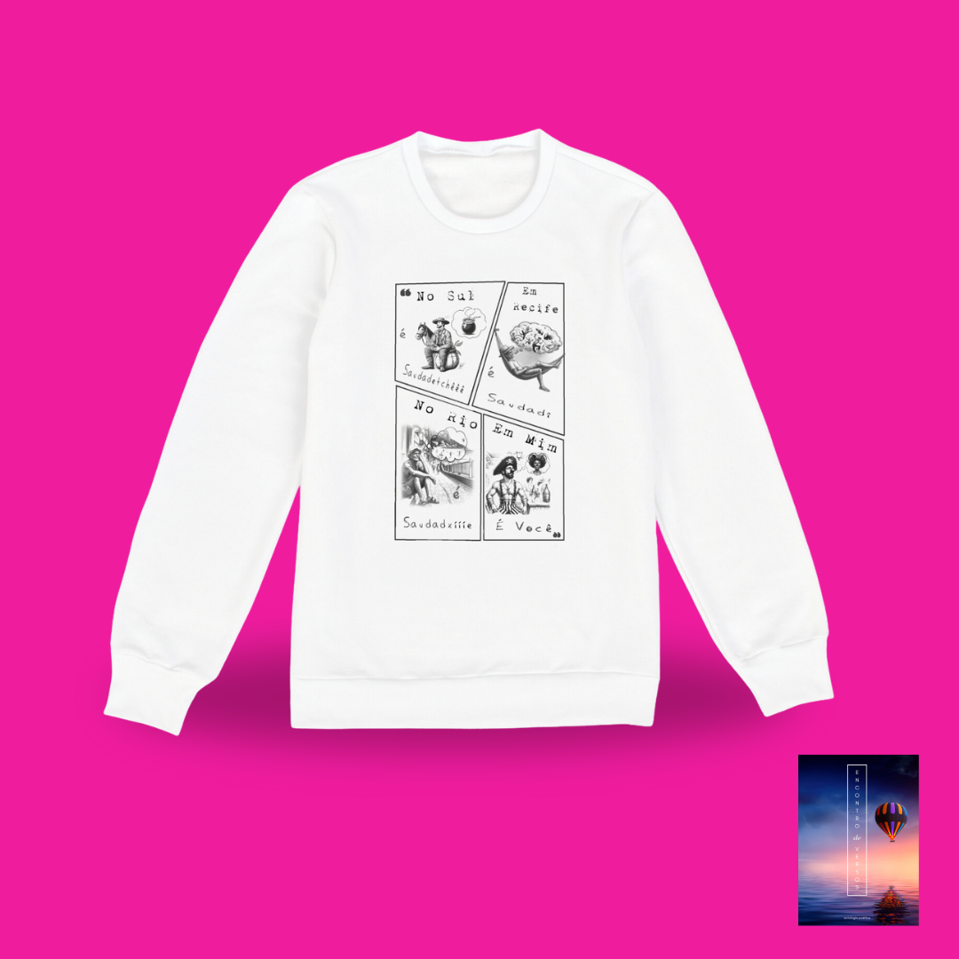 Nome do produto: Moletom fechado Saudade