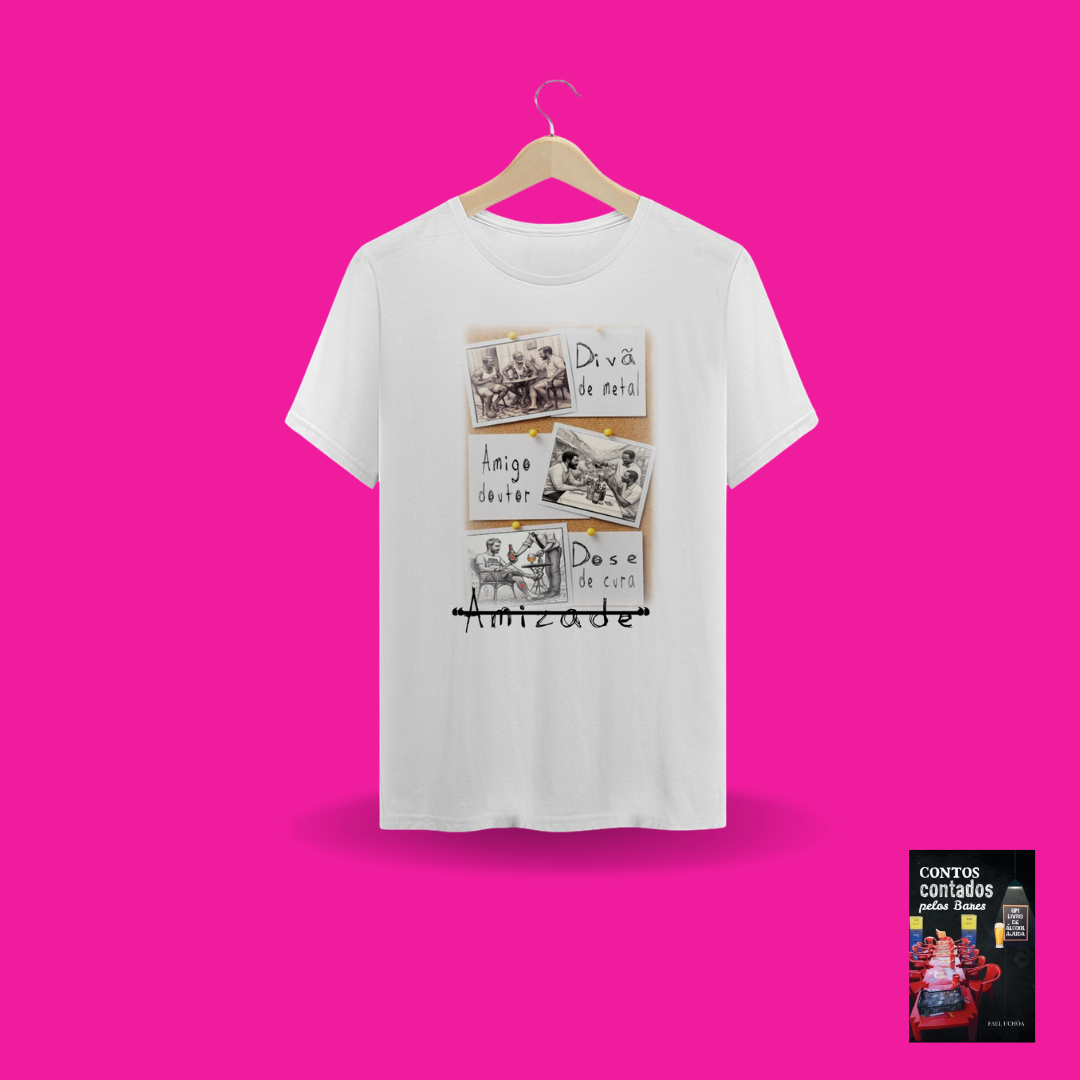 Nome do produto: Camiseta Plus Size Amizade - Amigos