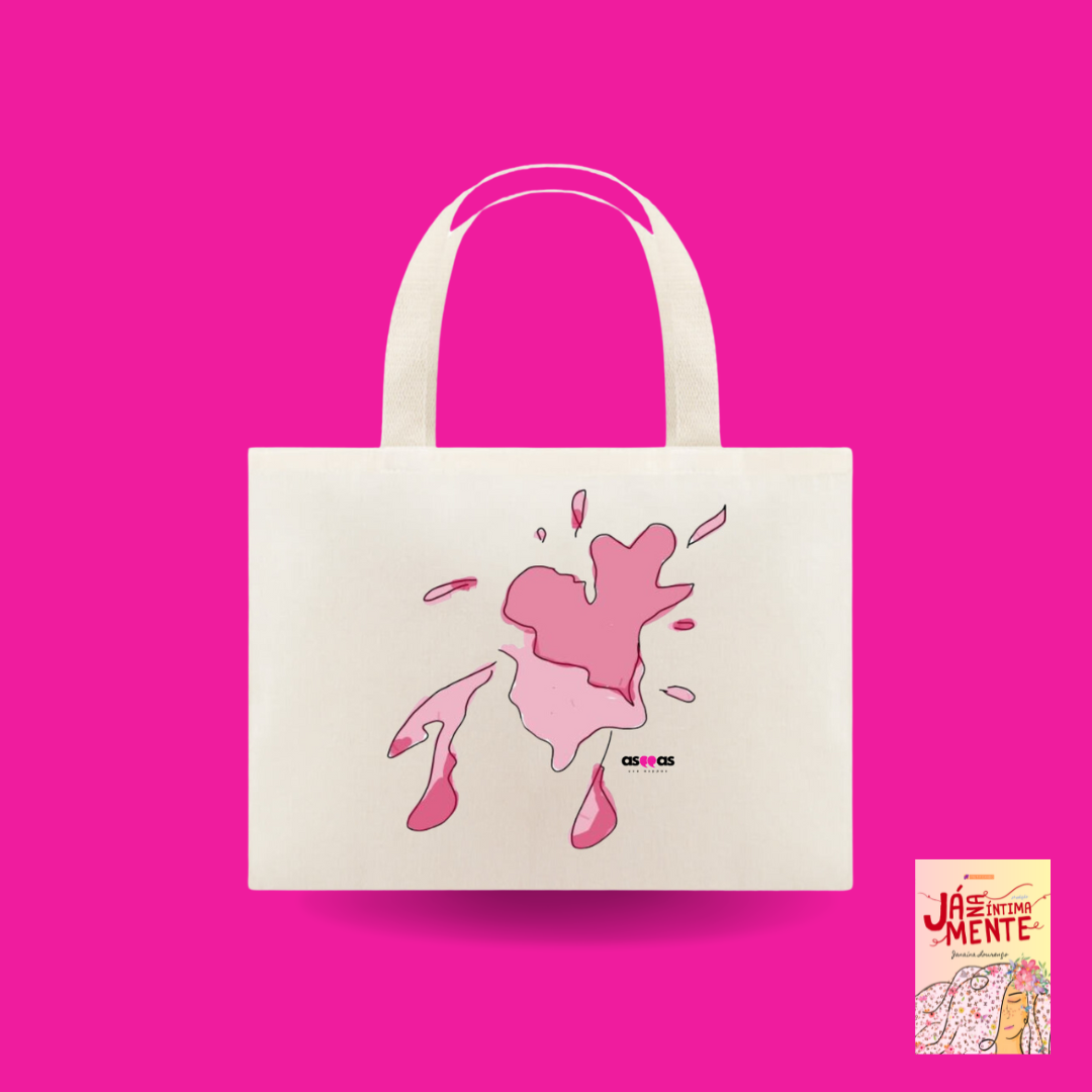 Nome do produto: Ecobag Coração na Parede (Já na Íntima Mente)