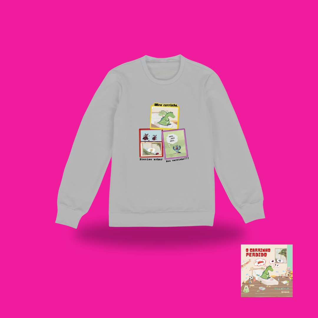 Nome do produto: Moletom fechado O carrinho perdido