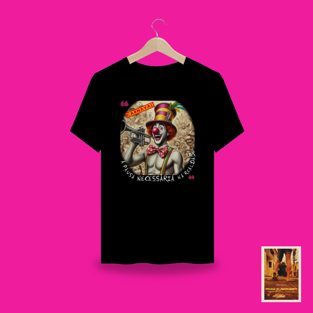 Nome do produto: Camiseta Carnaval Preta