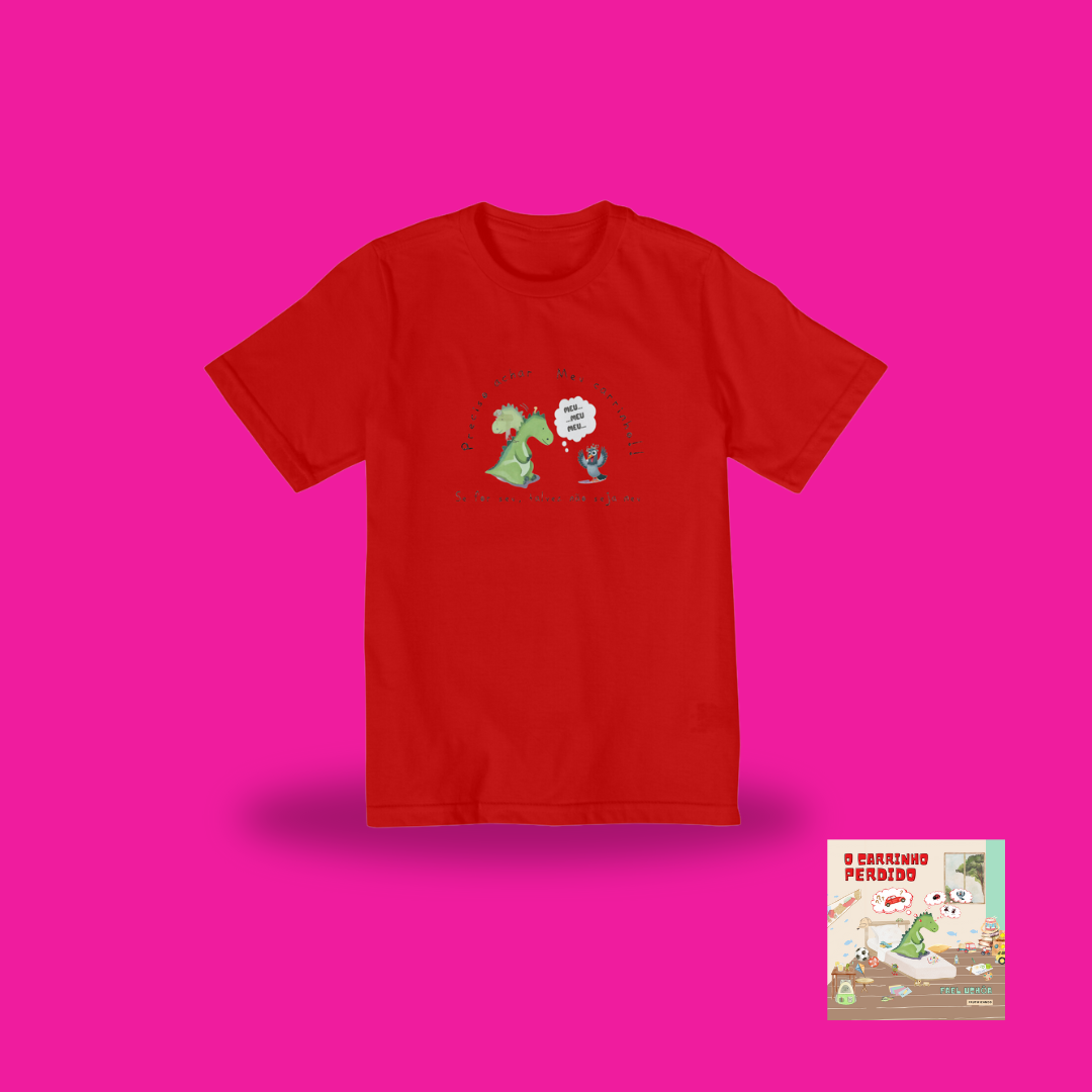 Nome do produto: Camiseta infantil - de 2 a 8 anos - O carrinho perdido