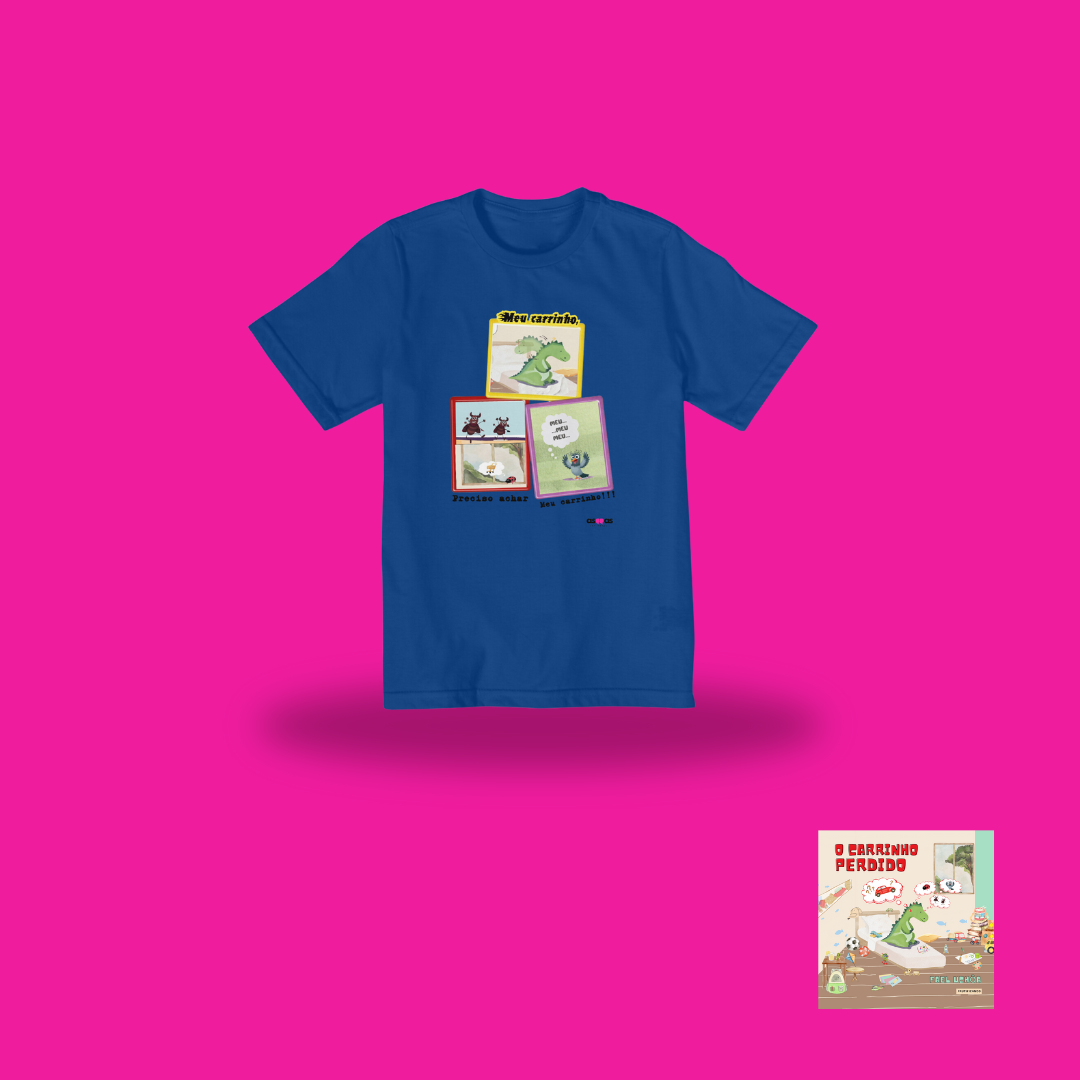 Nome do produto: Camiseta infantil - de 10 a 14 anos - O carrinho perdido