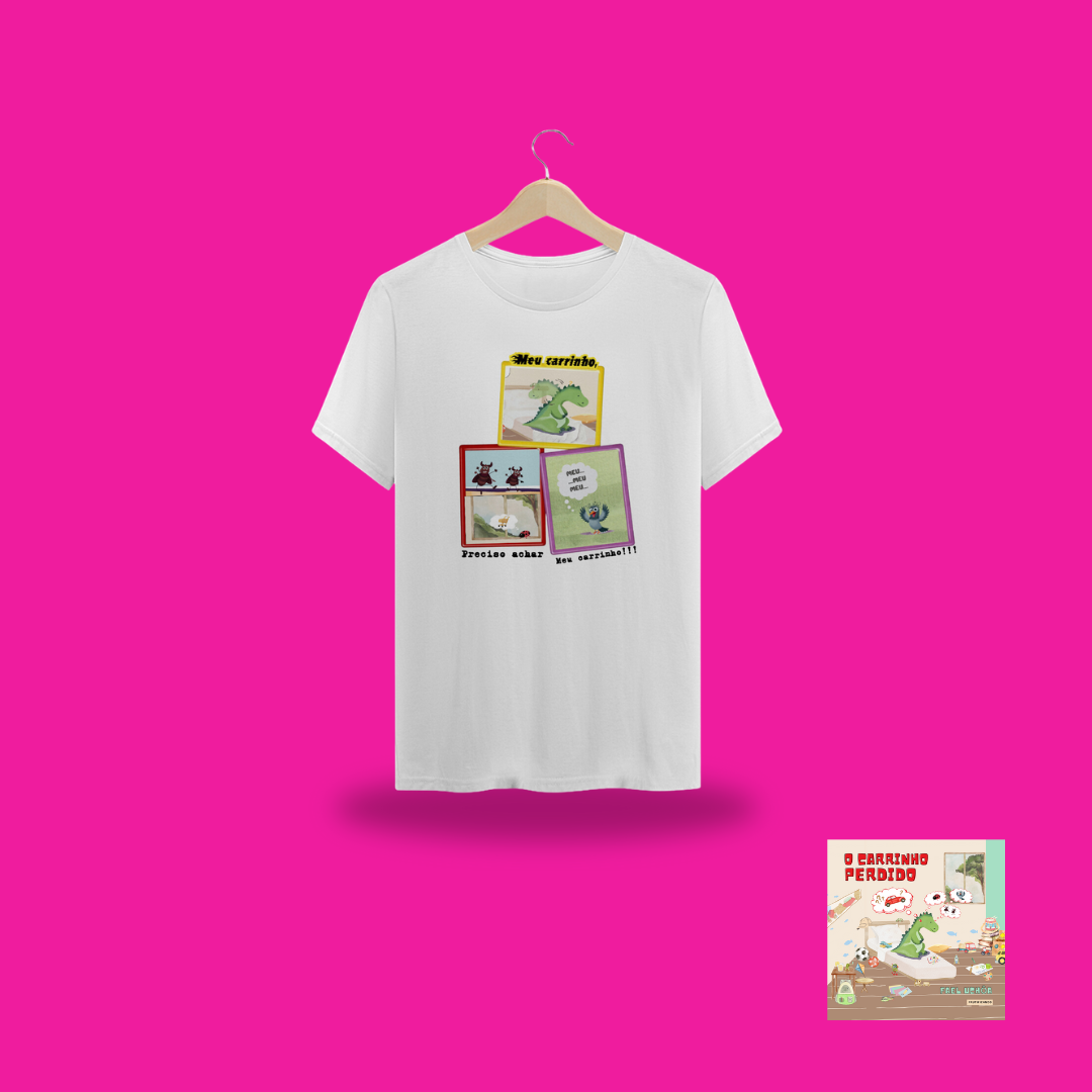 Nome do produto: Camiseta Plus Size O carrinho perdido