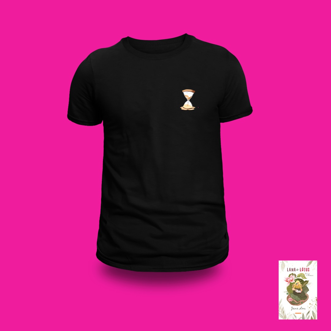 Nome do produto: Camiseta Dry UV - frente e costas - Ampulheta (Lama e Lótus)