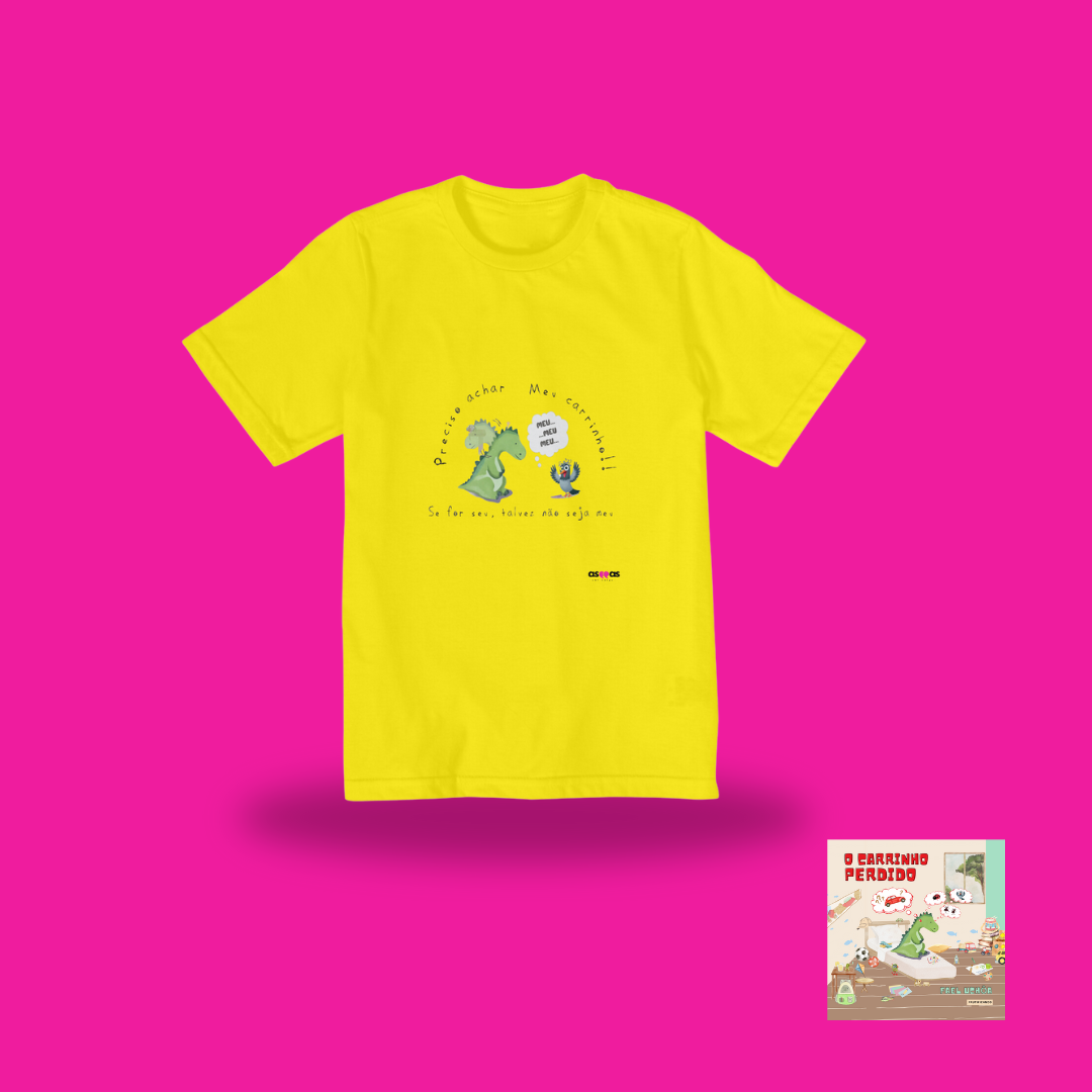 Nome do produto: Camiseta infantil - de 10 a 14 anos - O carrinho perdido