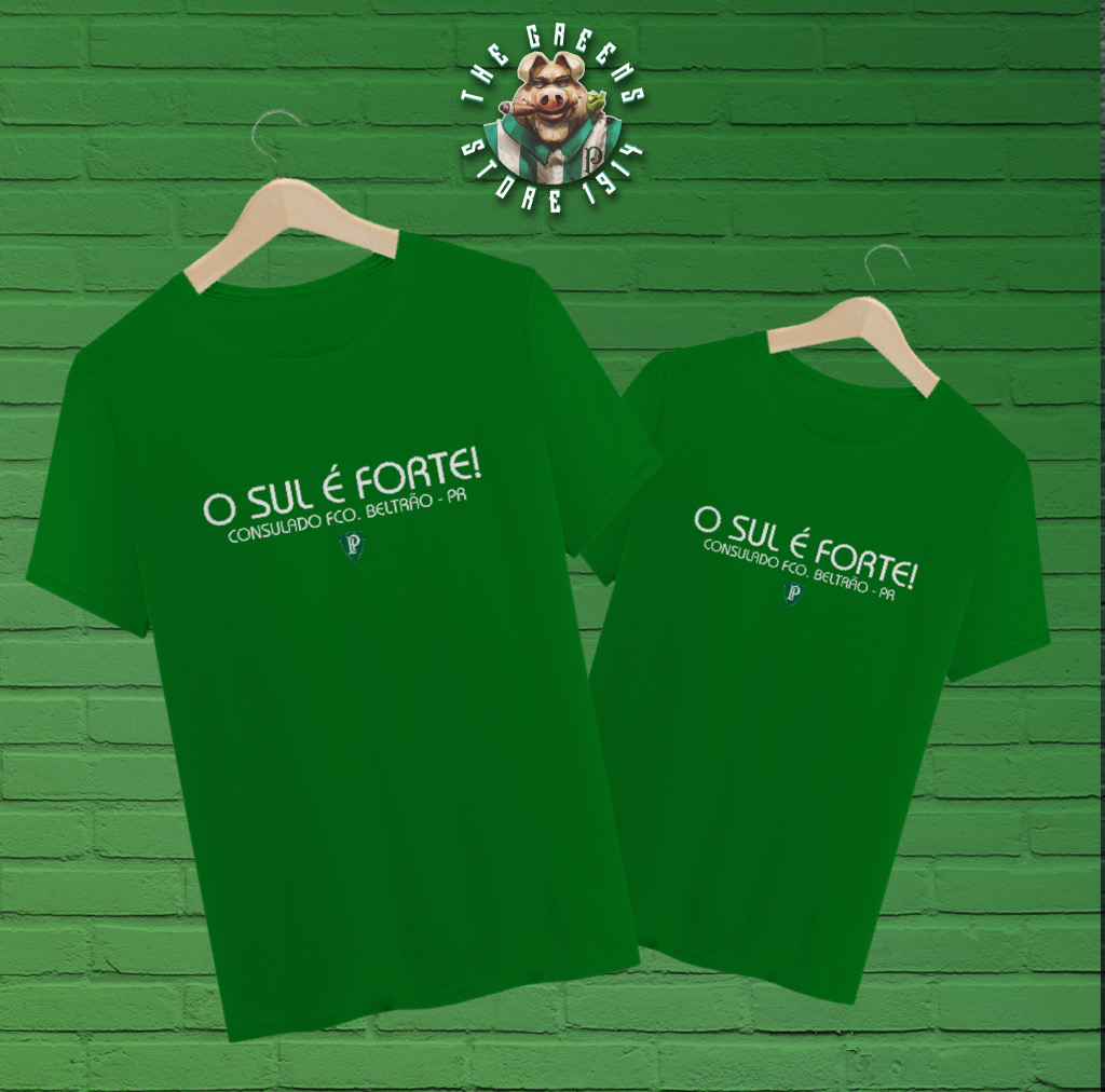 Nome do produto: Camiseta O Sul é Forte (verde)