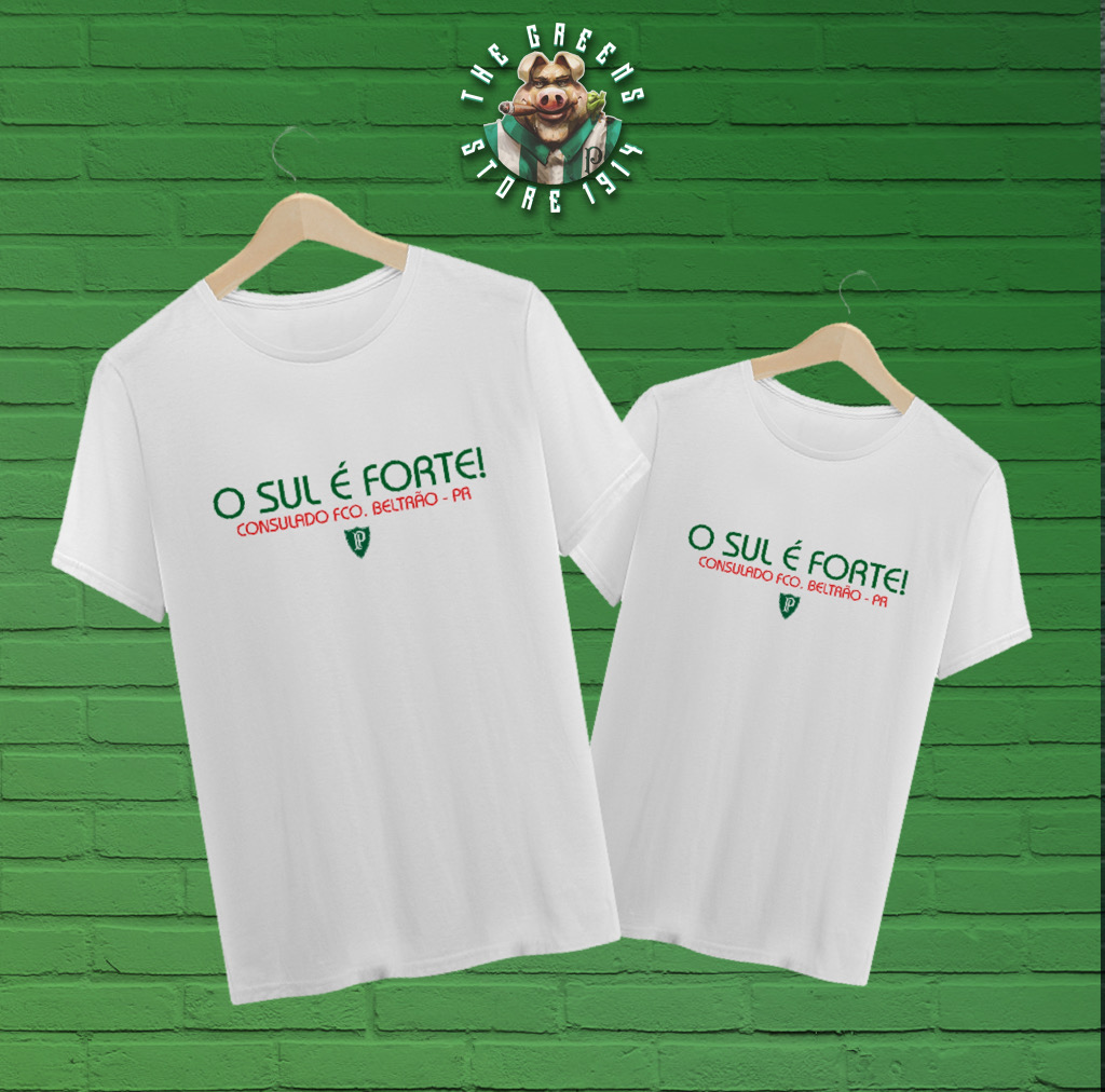 Nome do produto: Camiseta O Sul é Forte