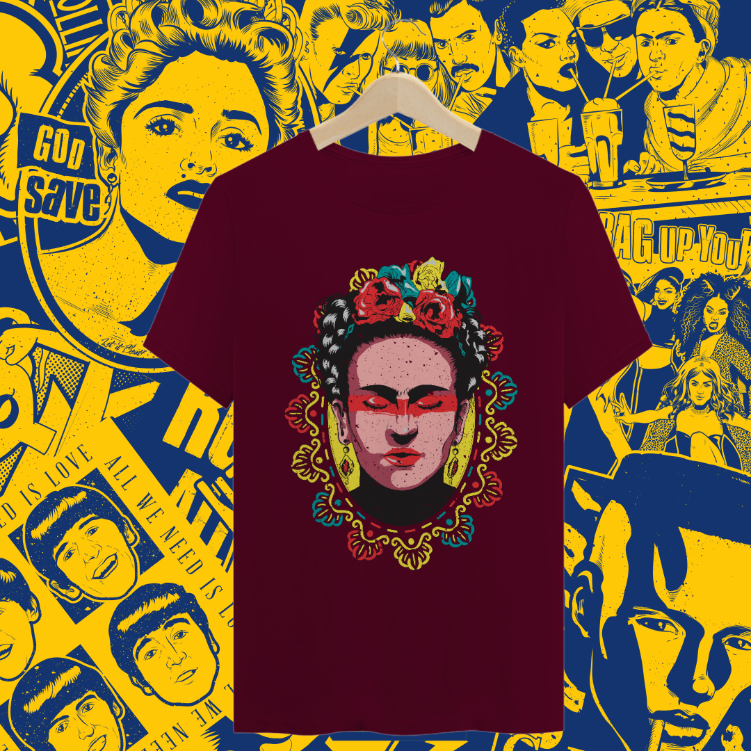 Nome do produto: T-SHIRT FRIDA KAHLO QUALITY