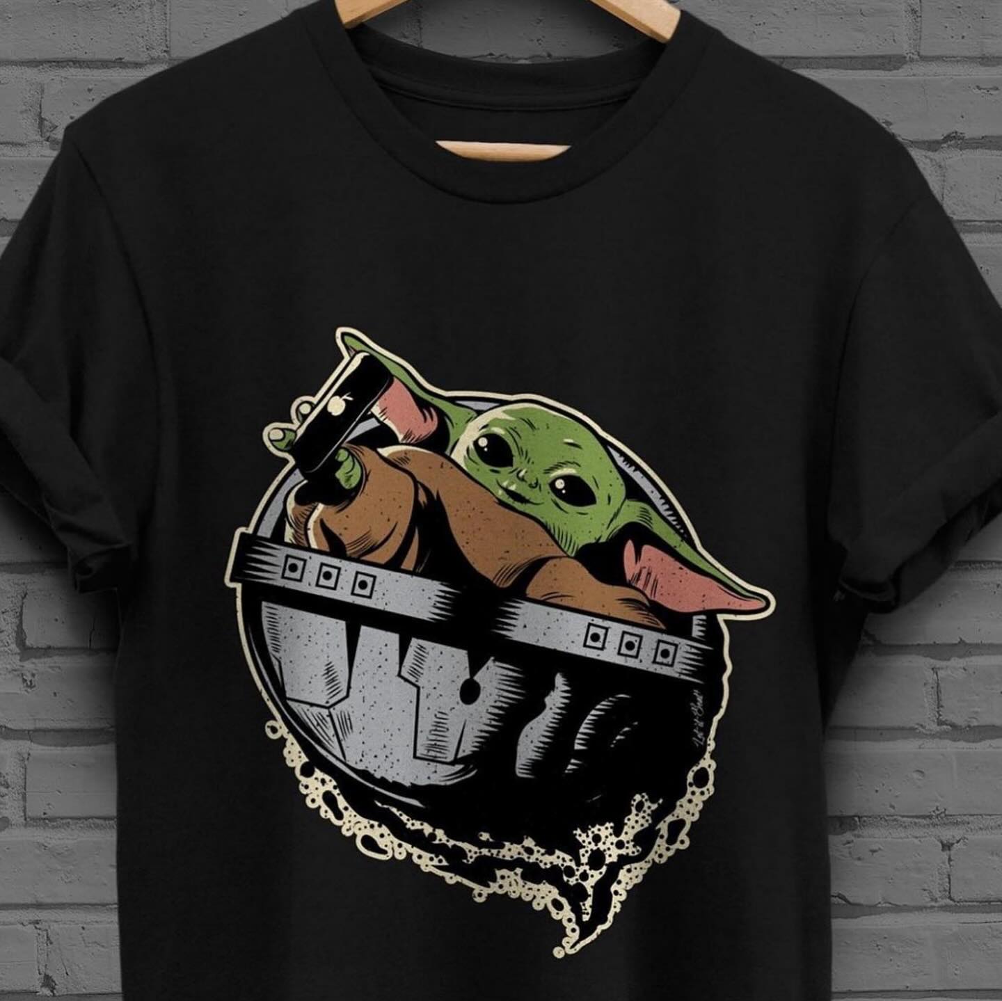 Nome do produto: T-SHIRT BABY YODA PLUS SIZE