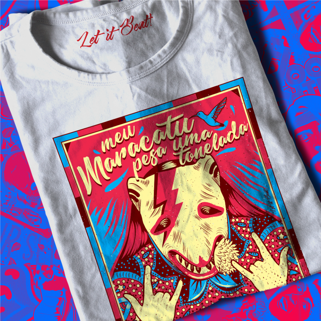 Nome do produto: T-SHIRT MEU MARACATU - PRIME