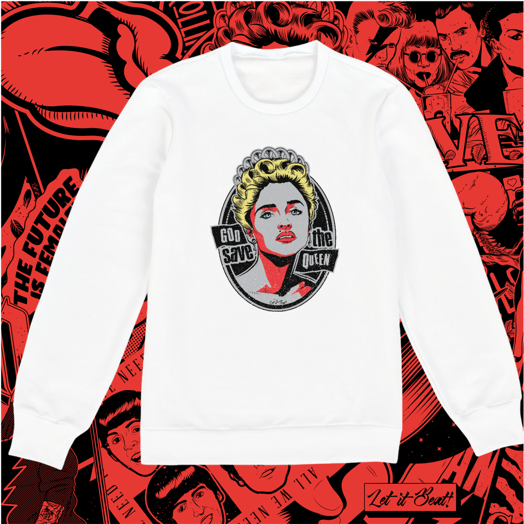 Nome do produto: MOLETON BLUSÃO MADONNA