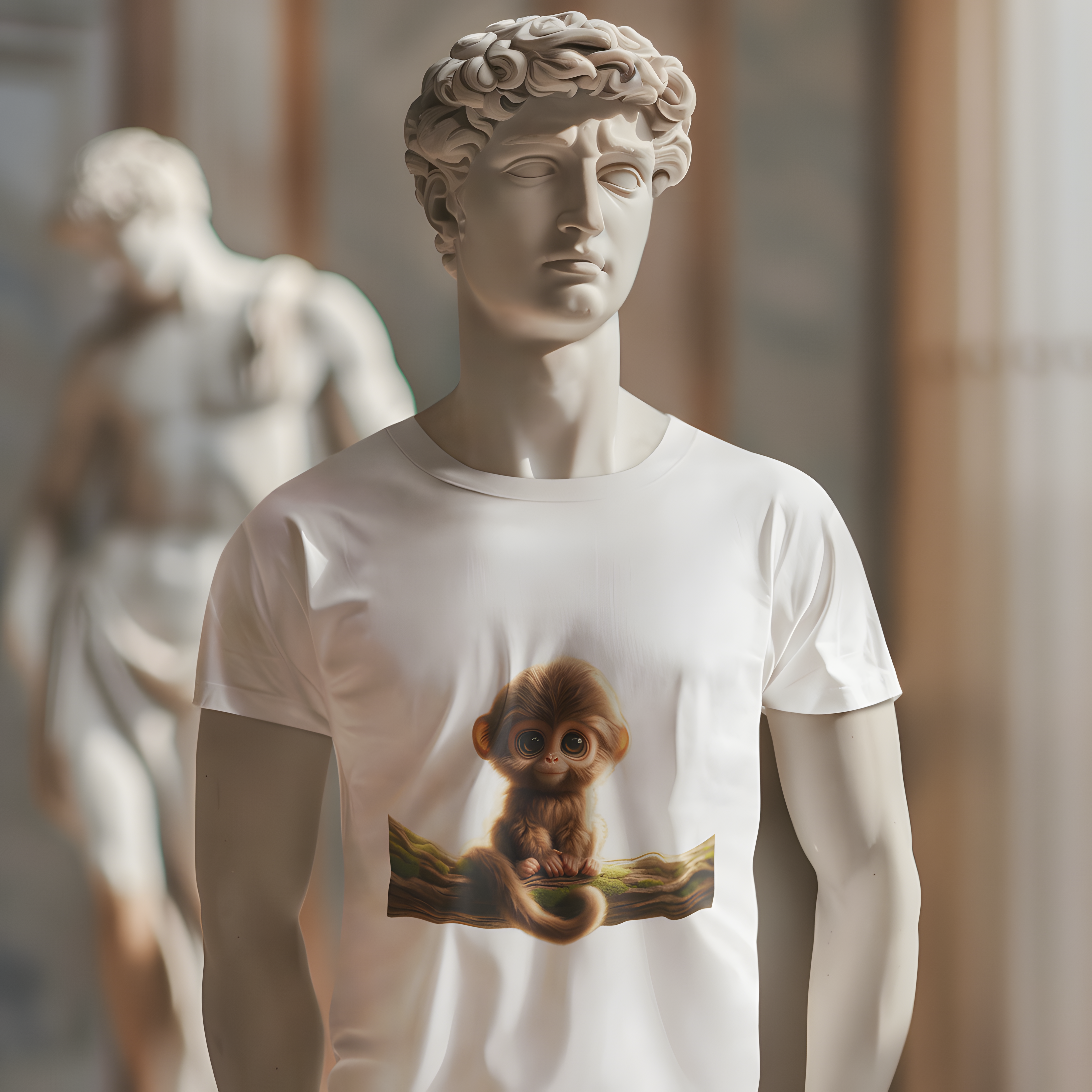 Nome do produto: Camiseta Macaquinho Sentado no Galho