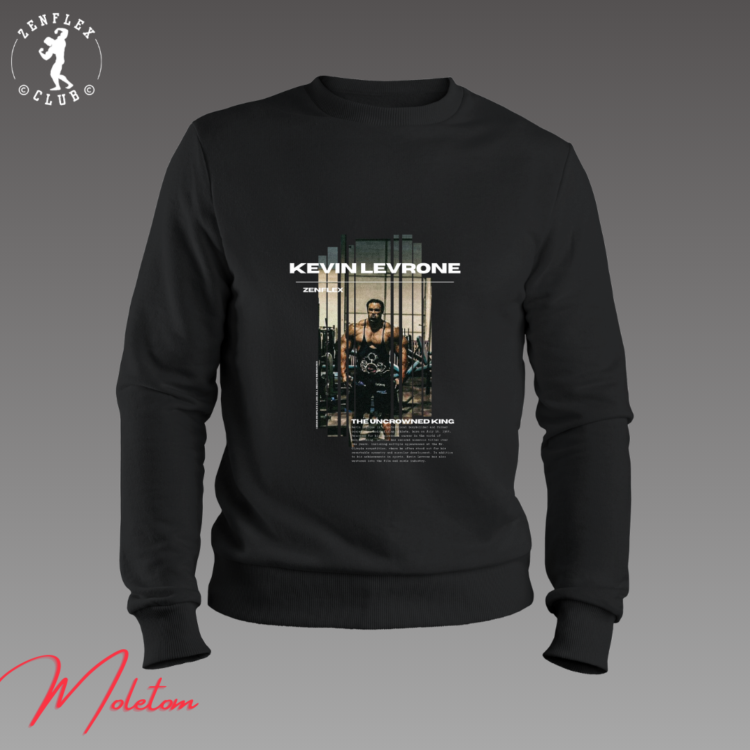 Nome do produto: Kevin Levrone - The Uncrowned King - moletom fechado