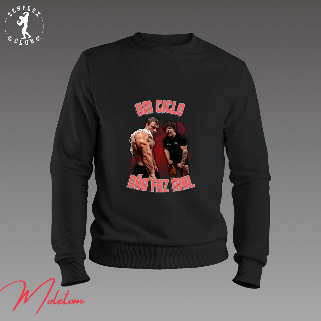 Nome do produto: Um Ciclo Não Faz Mal - moletom