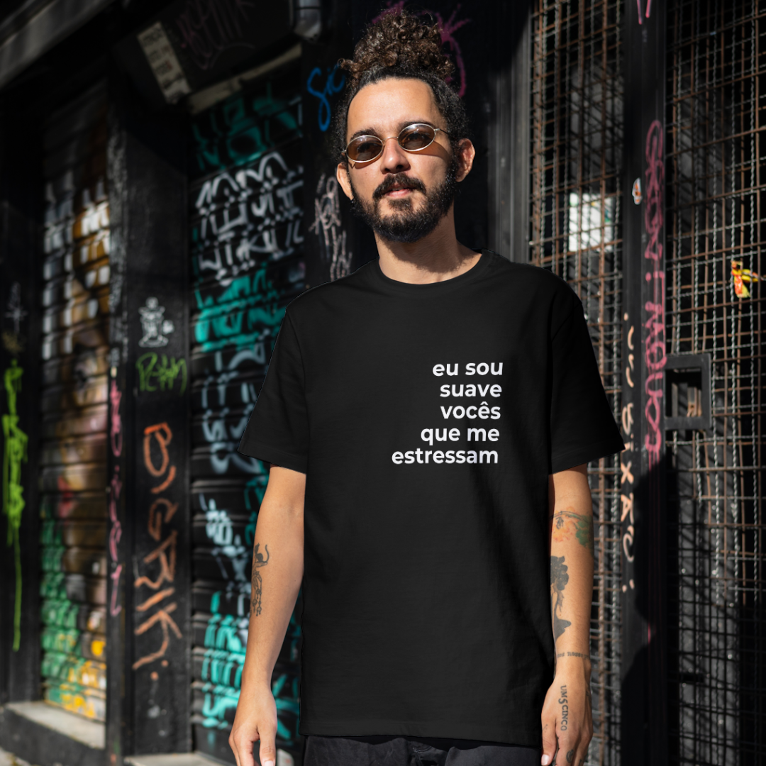 Nome do produto: Camiseta Eu sou suave