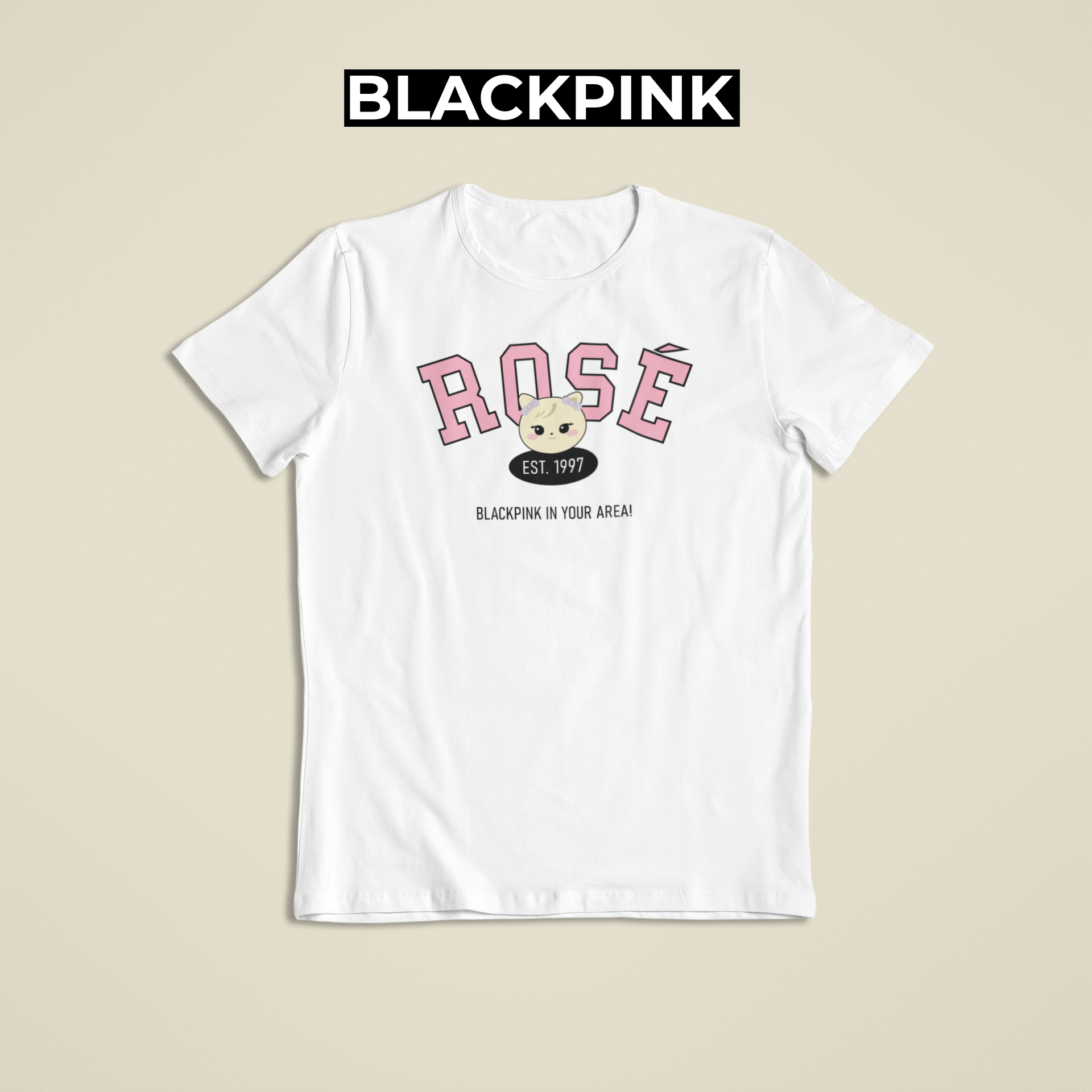 Nome do produto: Camiseta Rosé - BLACKPINK