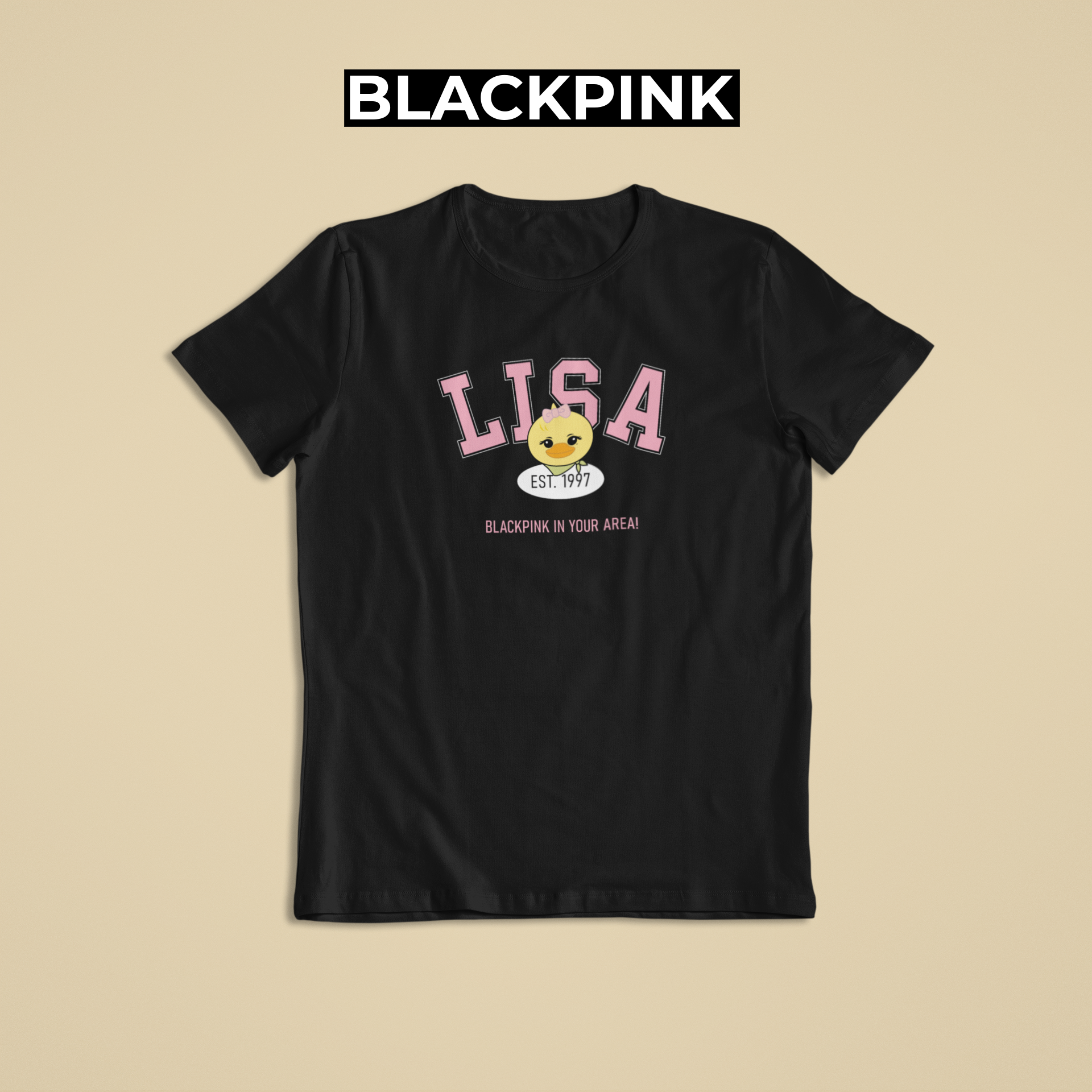 Nome do produto: Camiseta Lisa - BLACKPINK