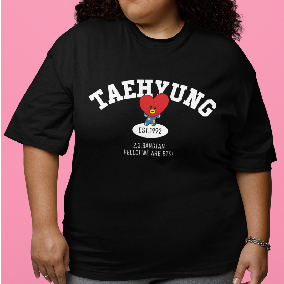 Nome do produto: Camiseta TAEHYUNG - Plus Size