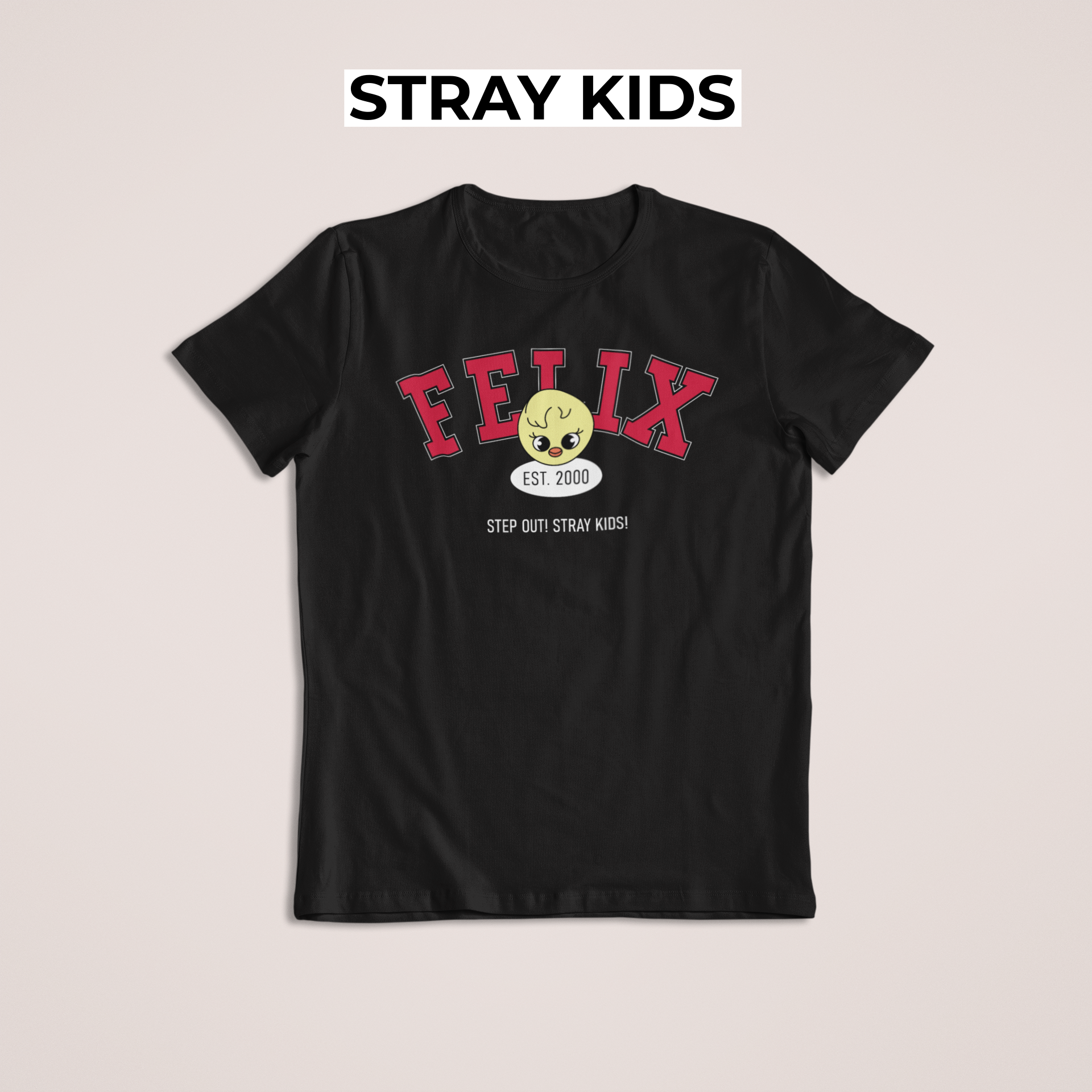 Nome do produto: Camiseta FELIX - STRAY KIDS