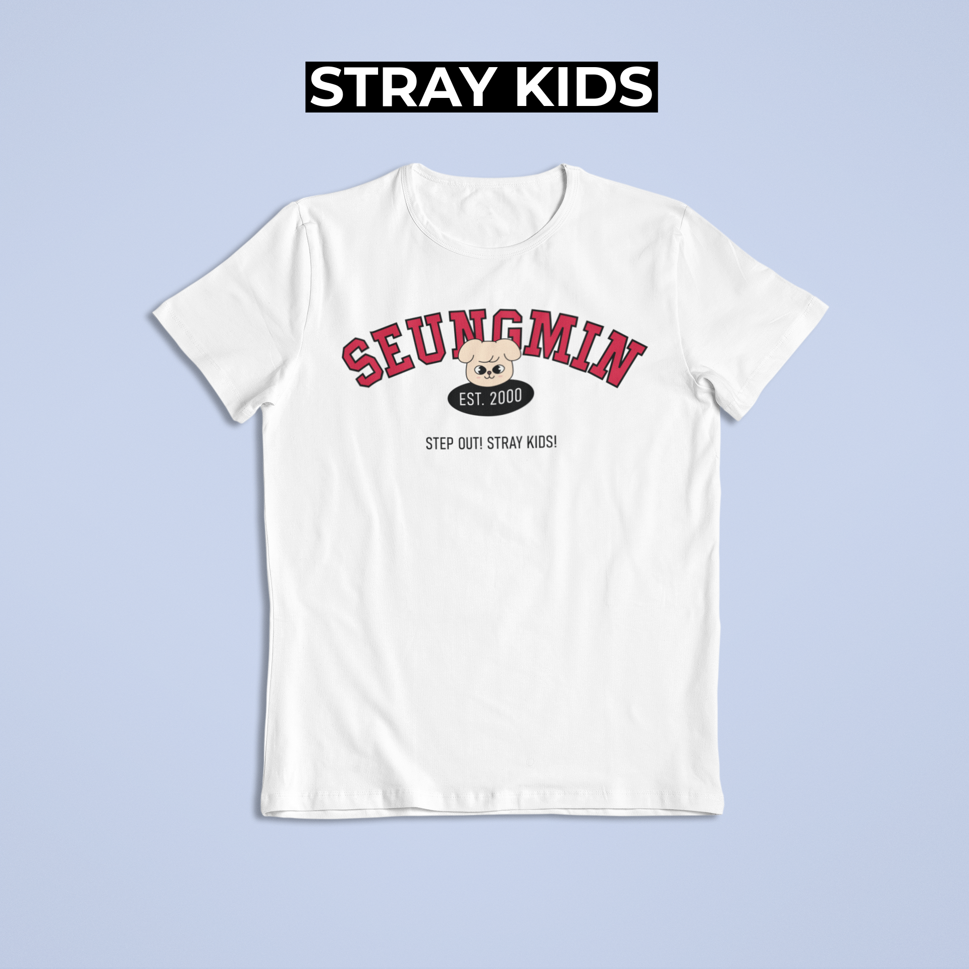 Nome do produto: Camiseta SEUNGMIN - STRAY KIDS