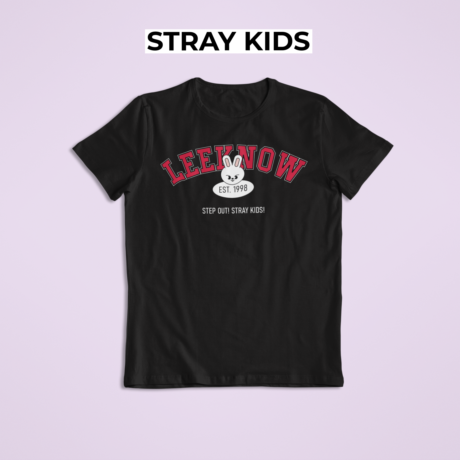 Nome do produto: Camiseta LEEKNOW - STRAY KIDS