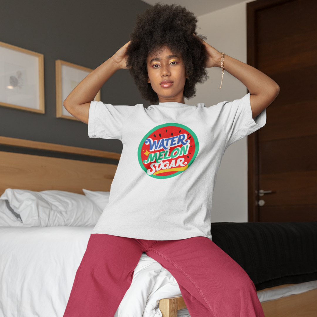 Nome do produto: Camiseta Melancia Cintilante - Unissex