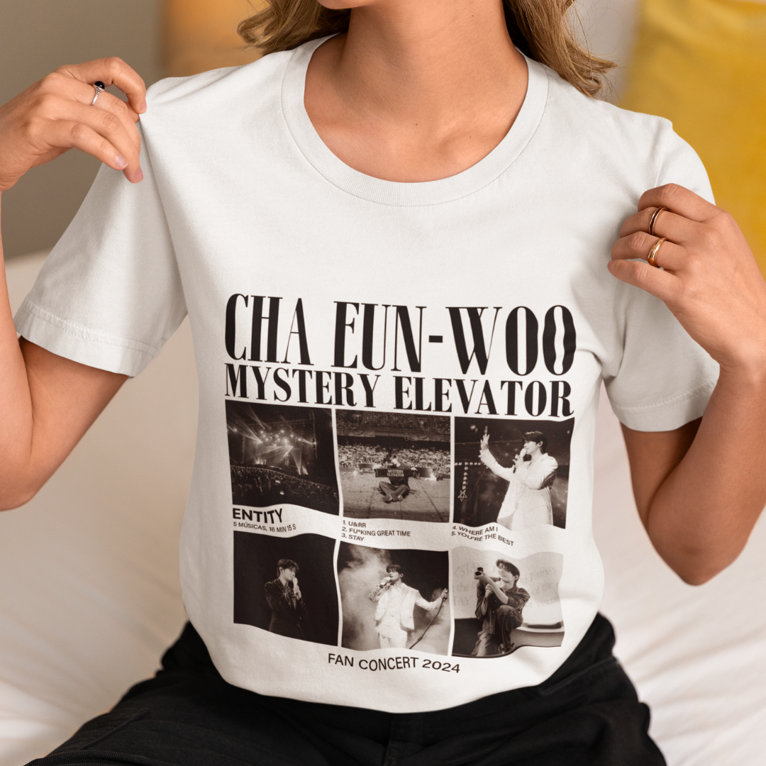Nome do produto: Camiseta Cha Eunwoo - Mystery Elevator 