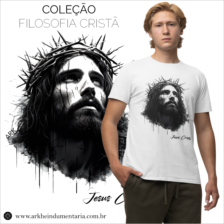 Nome do produto: Jesus Cristo / Coroa de Espinhos / Filosofia Cristã [UNISEX]