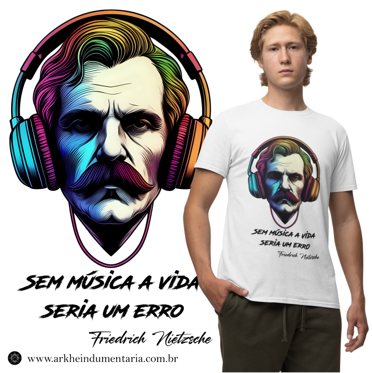 Nome do produto: Nietzsche / Frase / Música [UNISEX]